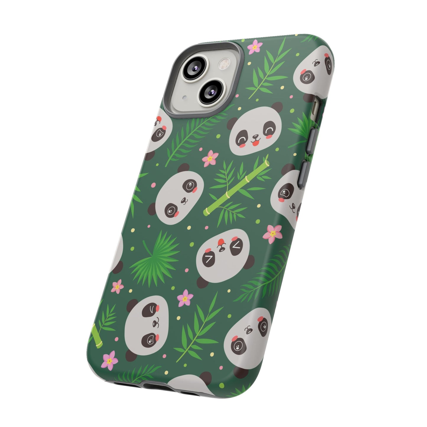 Cute Panda: Tough Case for iPhone, Samsung Galaxy and Google Pixel devices