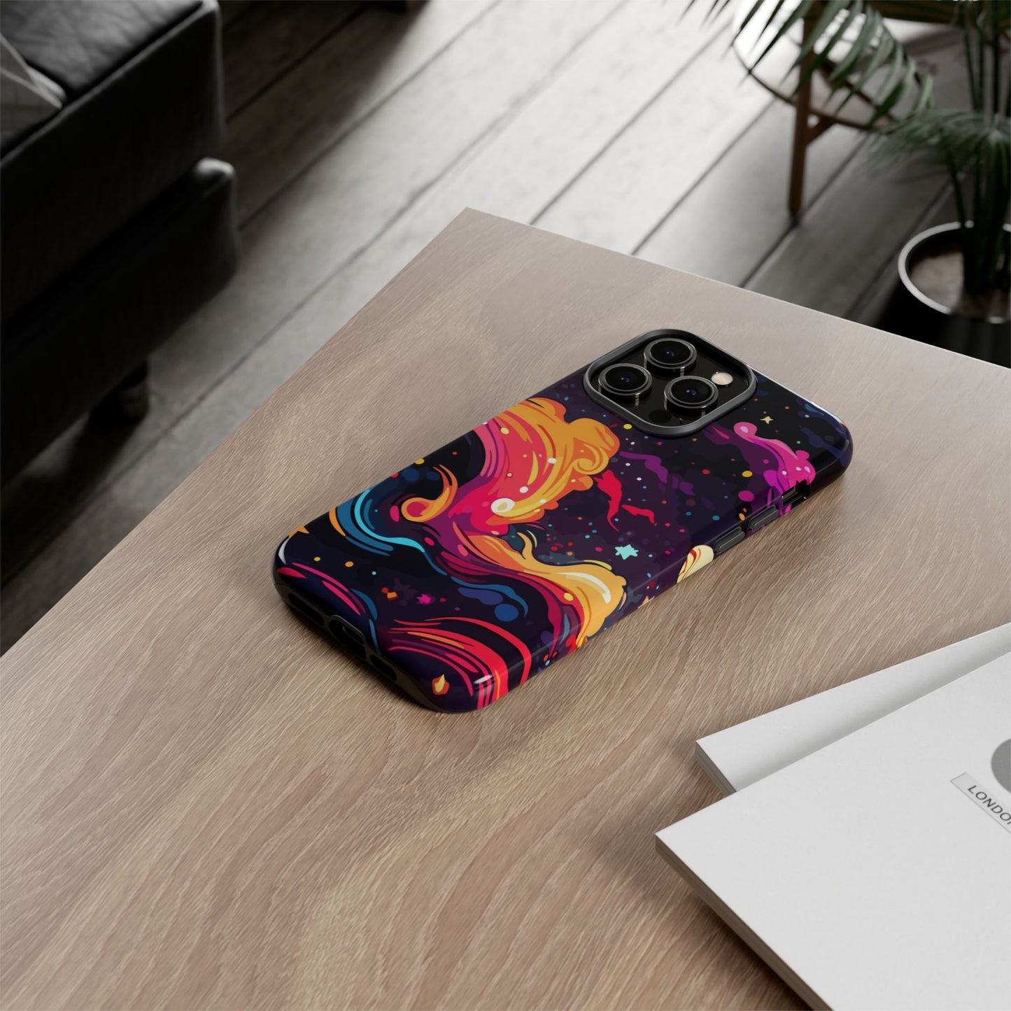Celestial: Vibrant phone case for iPhone, Samsung Galaxy and Google Pixel devices
