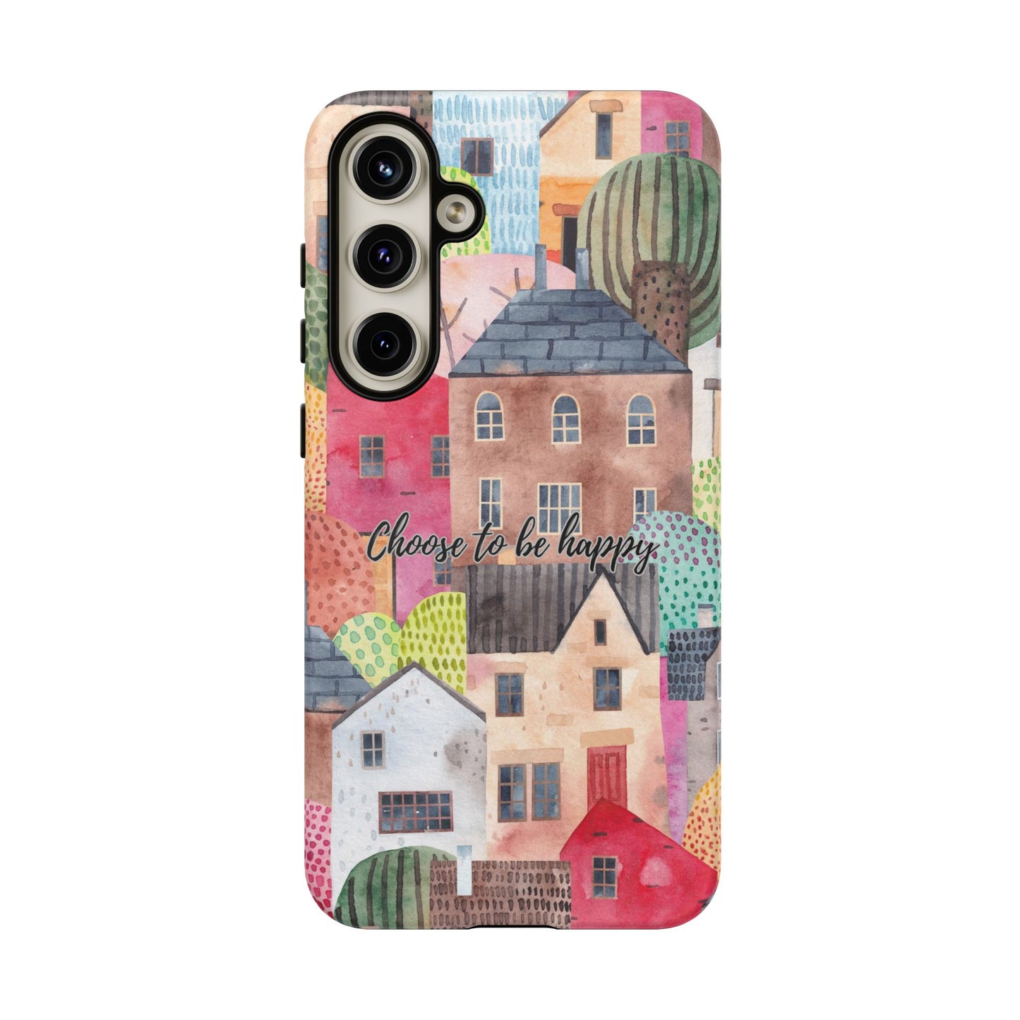 Choose to be Happy: Inspiring Case for iPhone, Samsung Galaxy and Google Pixel devices