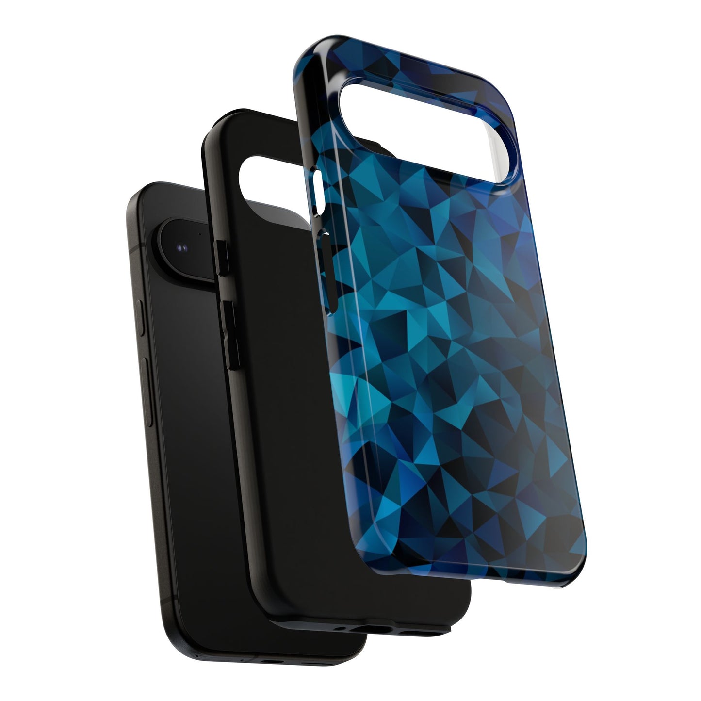 Blue Diamonds: Phone Case with Elegant Prints for iPhone, Samsung Galaxy and Google Pixel devices