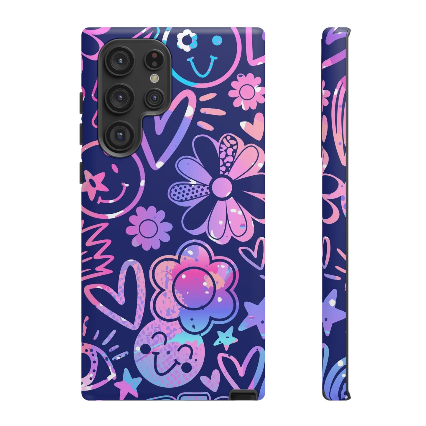 Live Inspired: Purple Tough Case for iPhone, Samsung Galaxy and Google Pixel devices