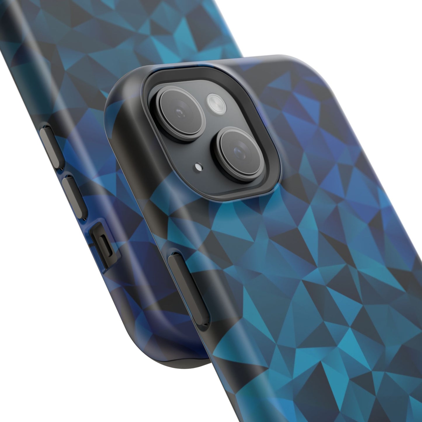 Blue Diamonds (MagSafe version): Elegant phone case for iPhone