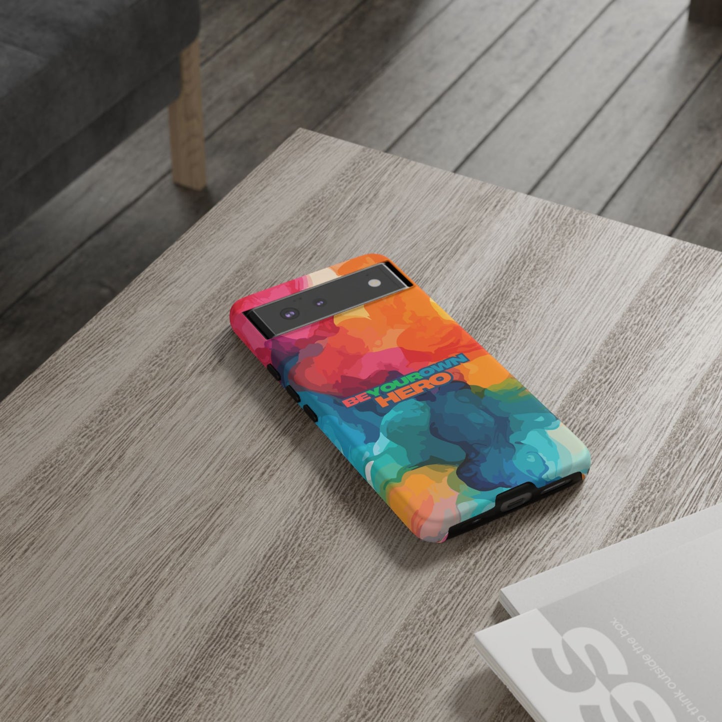 Be Your Own Hero: Tough Case for iPhone, Samsung Galaxy and Google Pixel