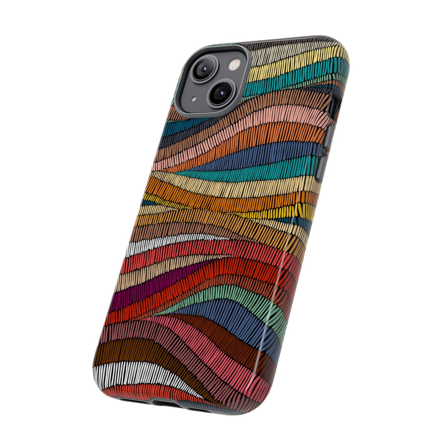 Threaded Harmony: Tapestry-inspired Phone Case for iPhone, Samsung Galaxy and Google Pixel devices