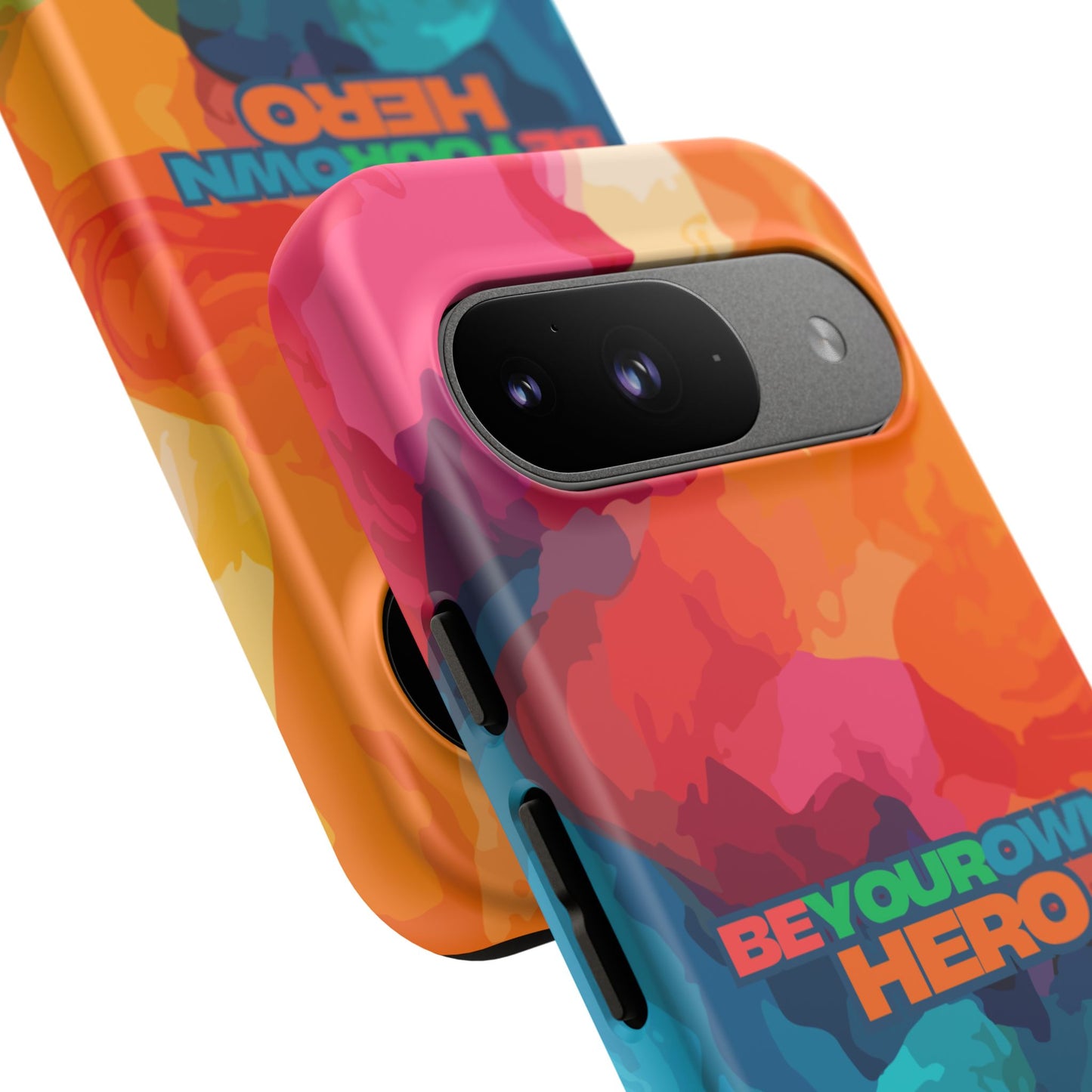 Be Your Own Hero: Tough Case for iPhone, Samsung Galaxy and Google Pixel
