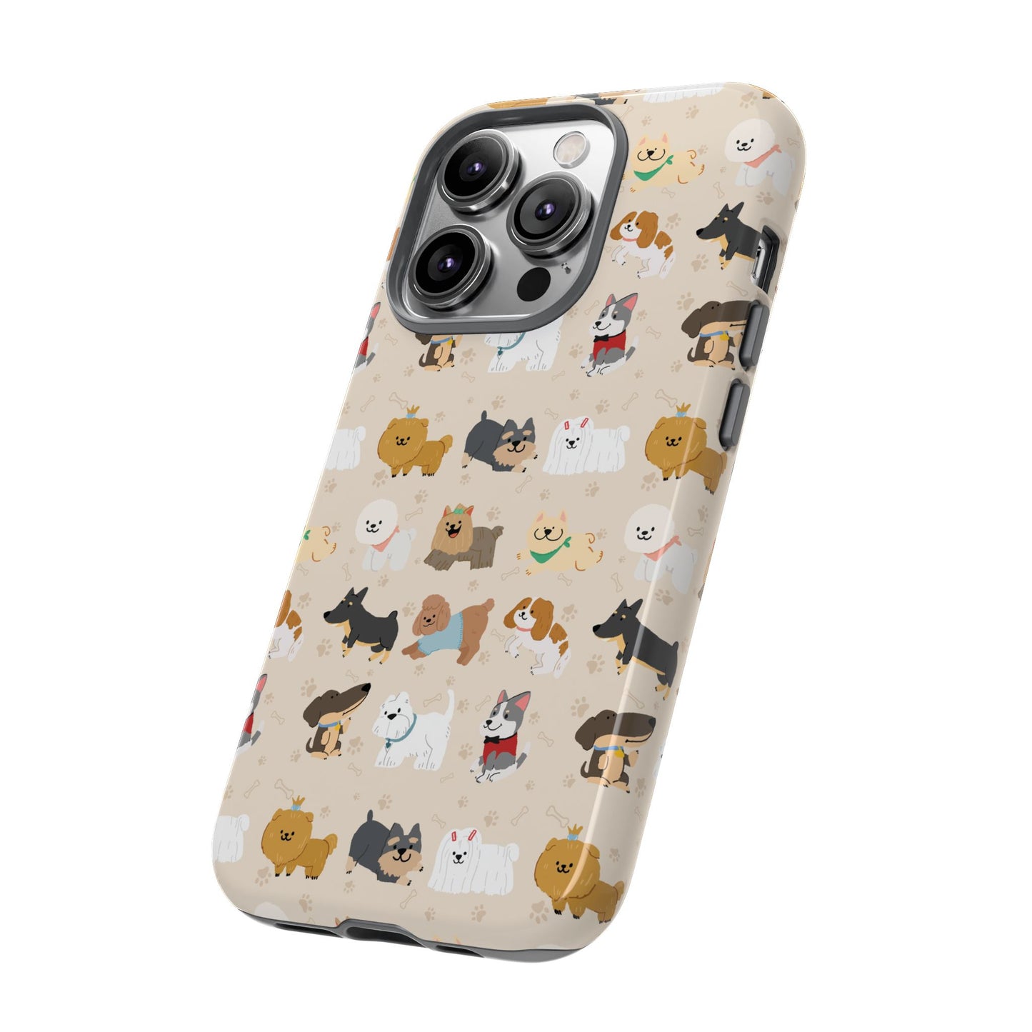 Cute Dogs: Tough Case for iPhone, Samsung Galaxy and Google Pixel devices