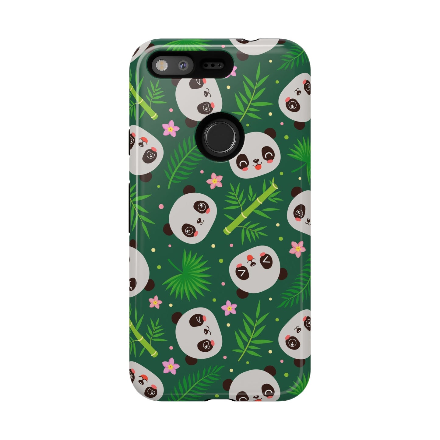 Cute Panda: Tough Case for iPhone, Samsung Galaxy and Google Pixel devices