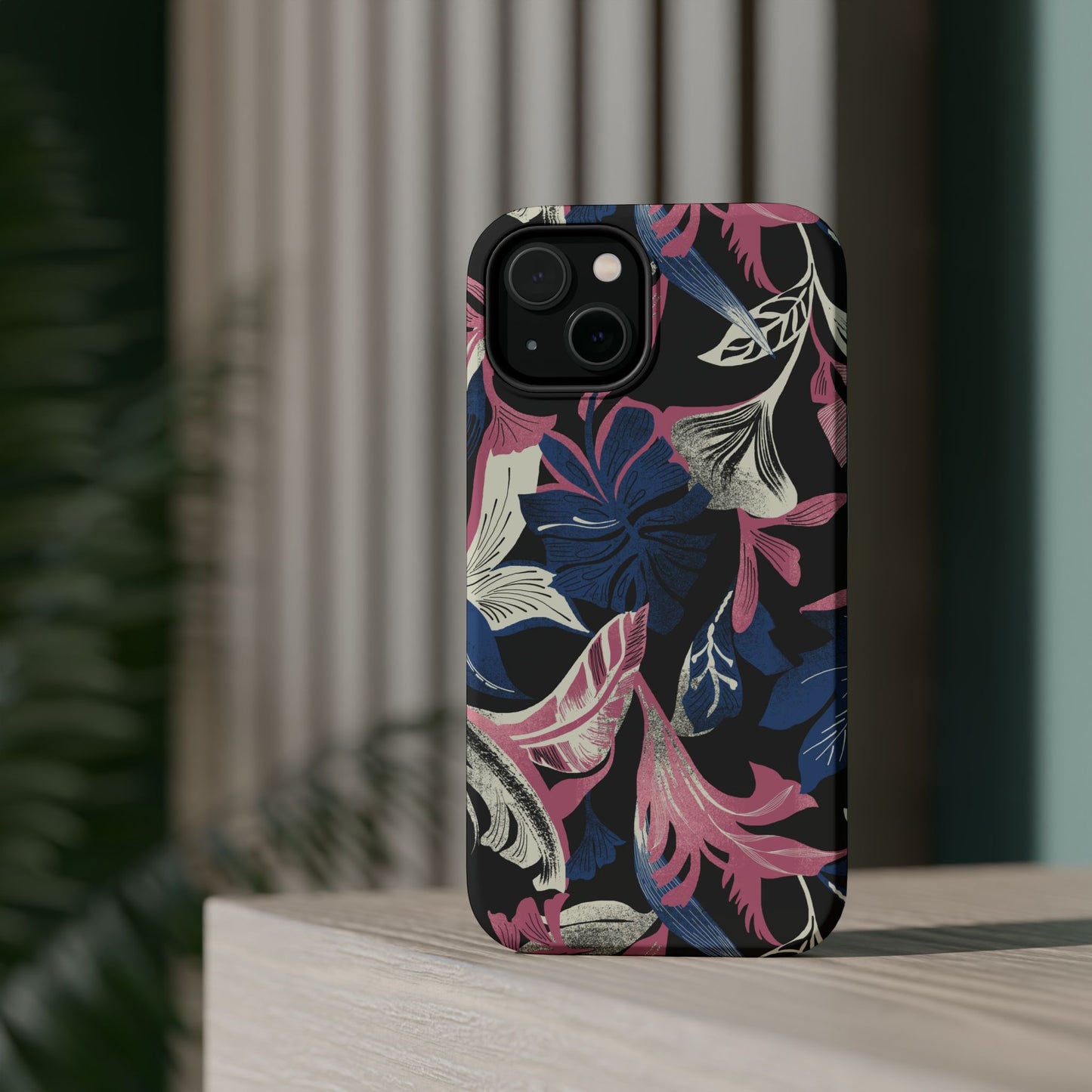 Tropique (MagSafe version): Palm & Fall Fusion Phone Case for iPhone