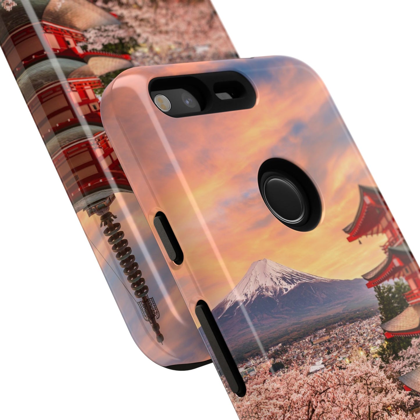 Cherry Blossoms Mt. Fuji phone case for iPhone, Galaxy and Pixel devices