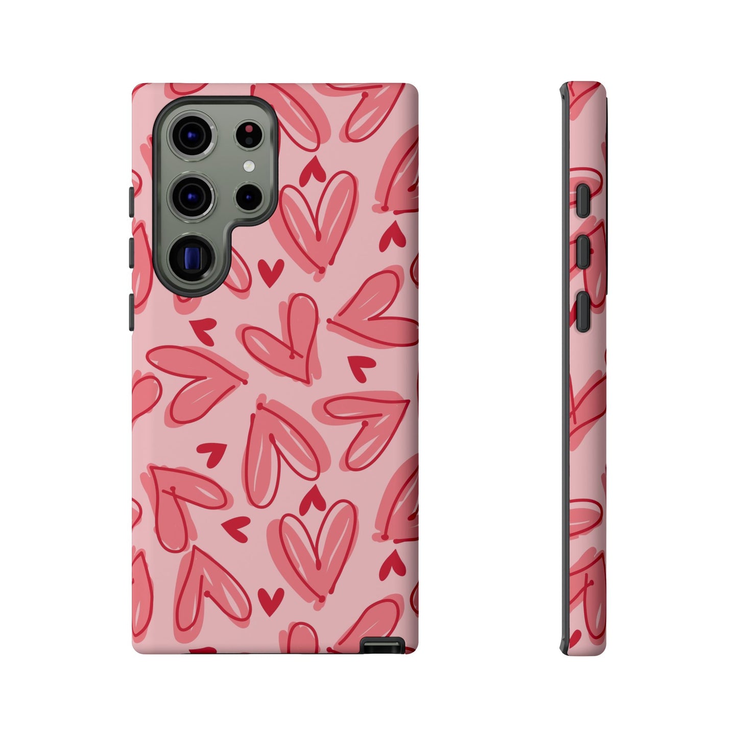 Hearts: Tough Case for iPhone, Samsung Galaxy and Google Pixel devices