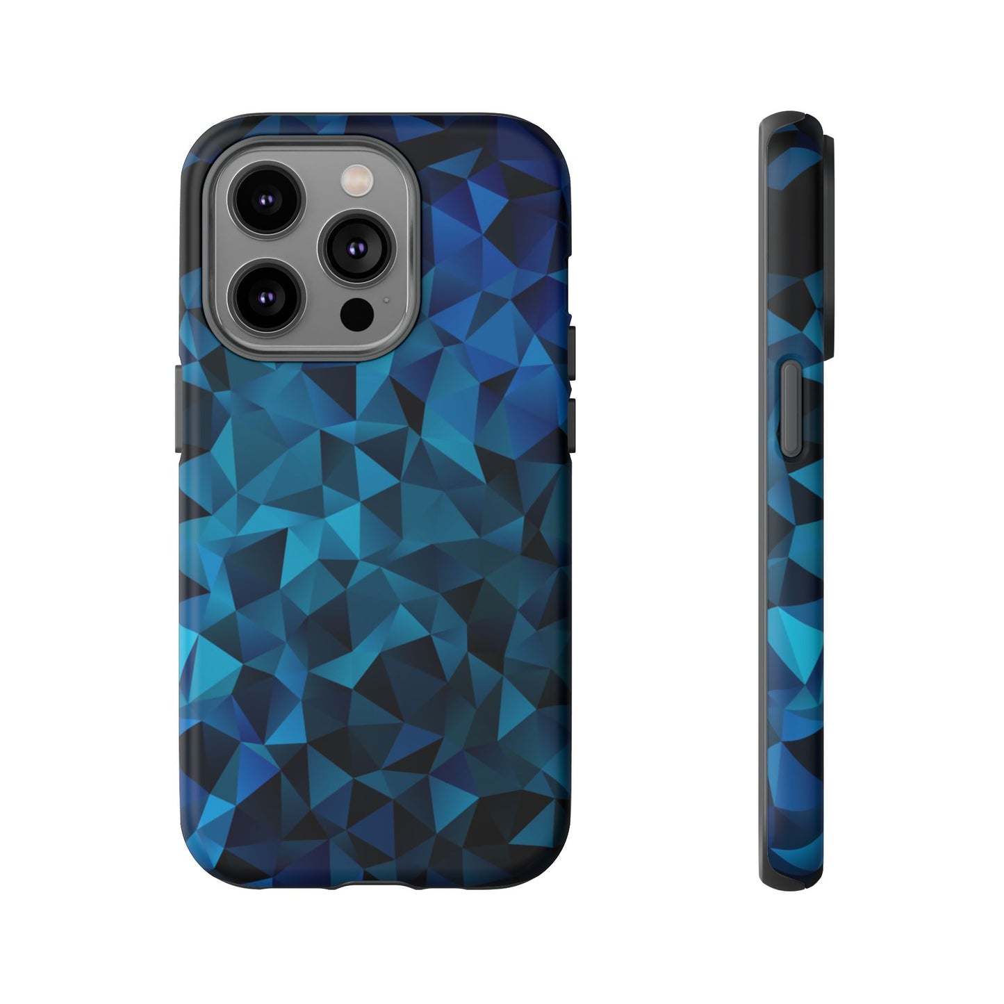 Blue Diamonds: Phone Case with Elegant Prints for iPhone, Samsung Galaxy and Google Pixel devices