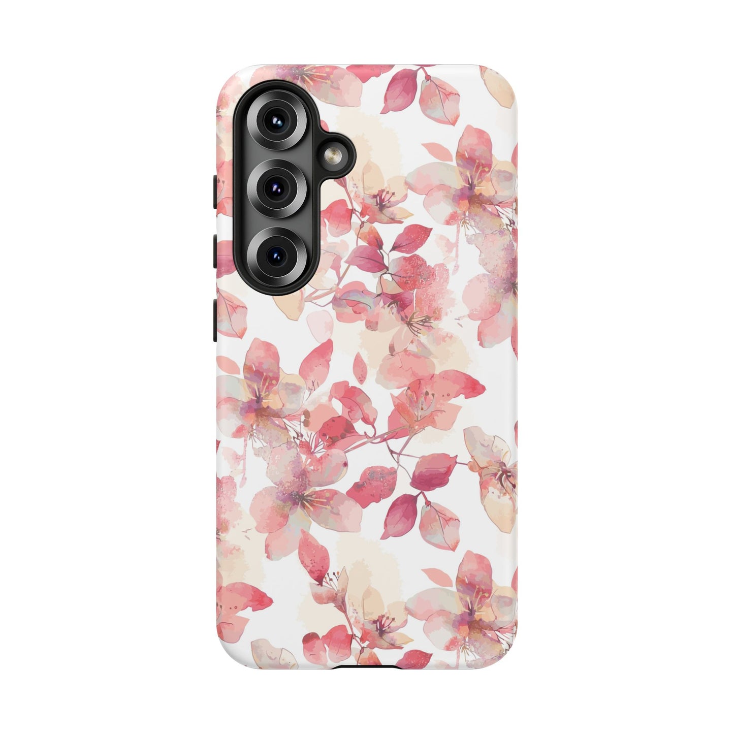 Watercolor Flowers: Tough Case for iPhone, Samsung Galaxy and Google Pixel devices