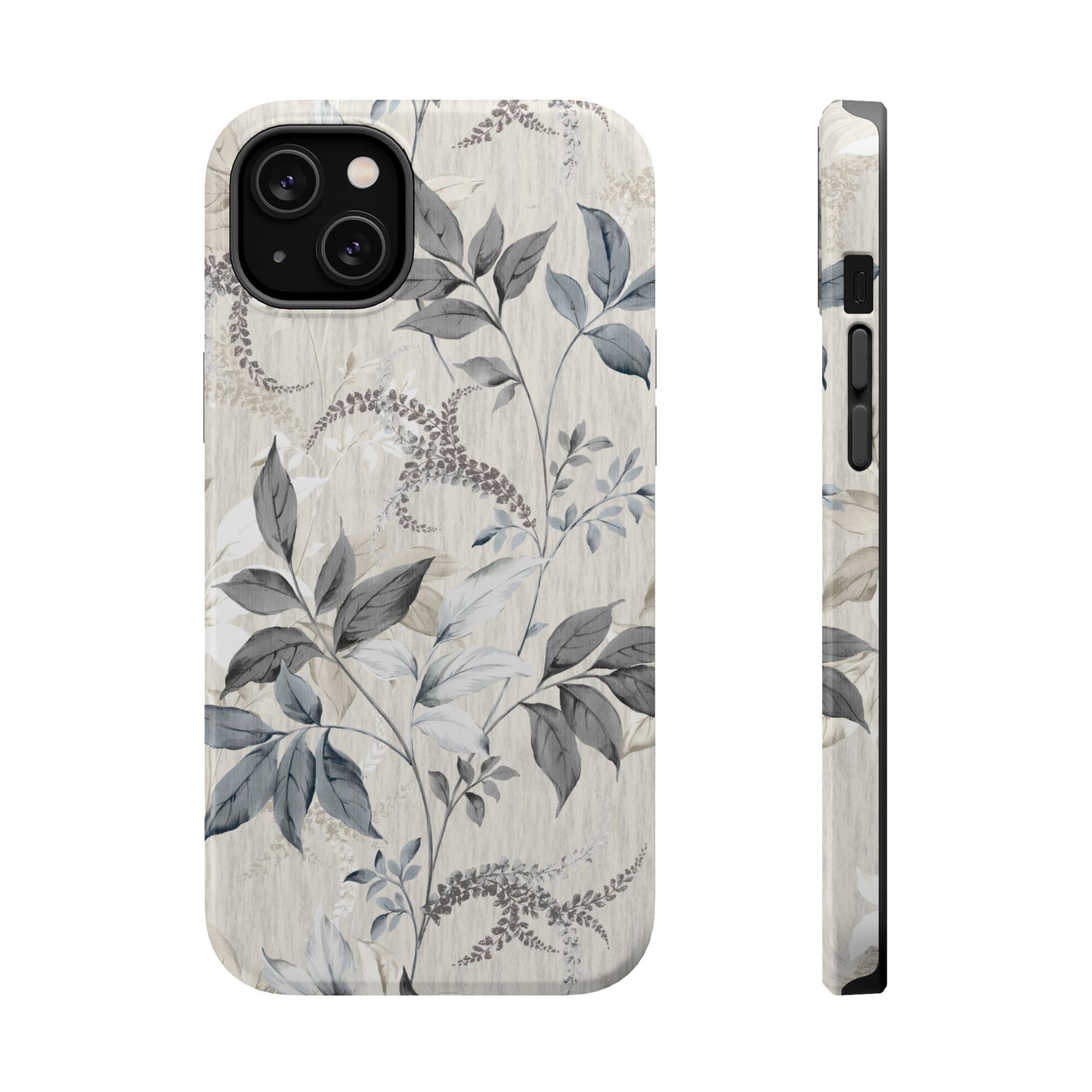 Luxury Leaves (MagSafe version): Artistic case for iPhone, Samsung Galaxy and Google Pixel