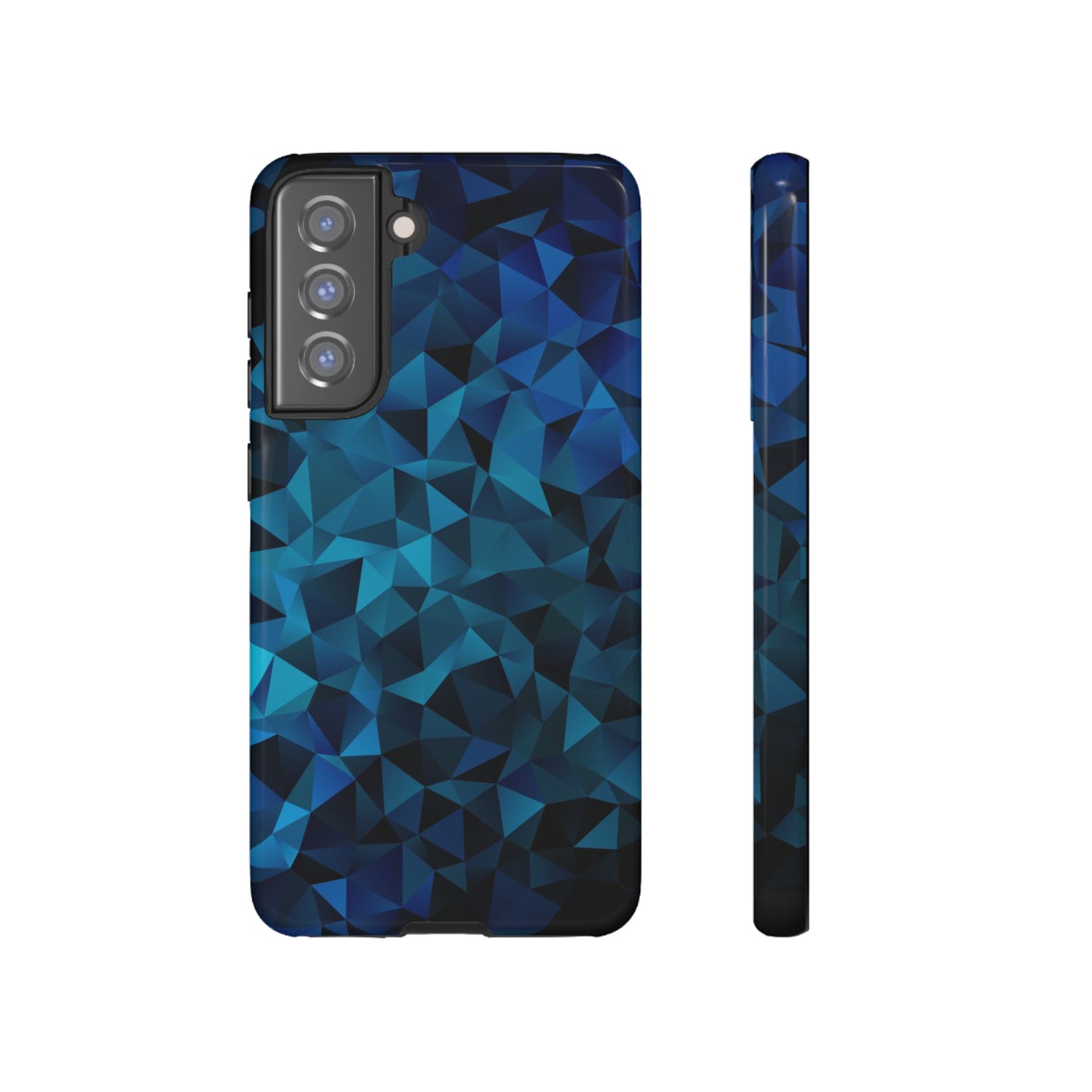Blue Diamonds: Phone Case with Elegant Prints for iPhone, Samsung Galaxy and Google Pixel devices