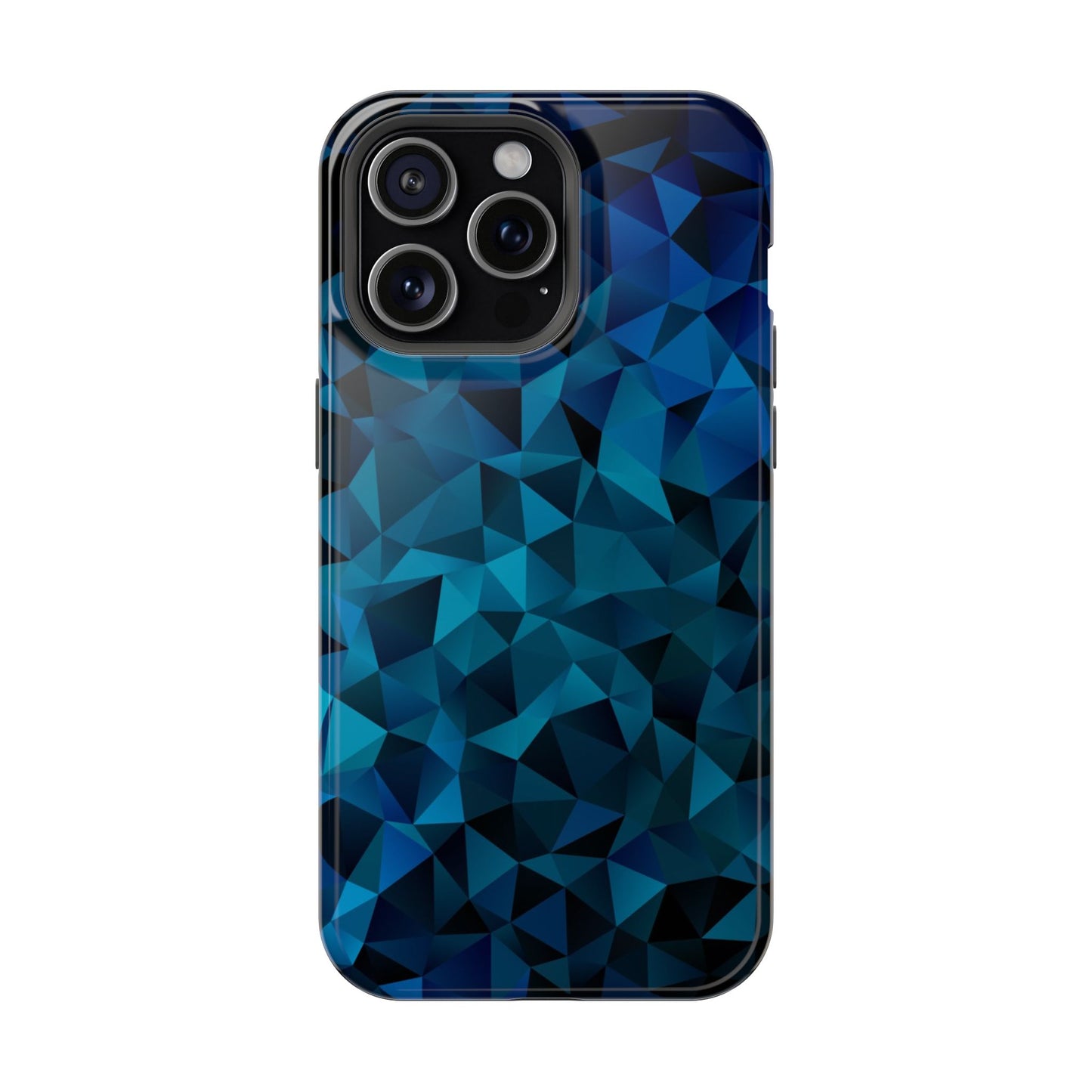 Blue Diamonds (MagSafe version): Elegant phone case for iPhone