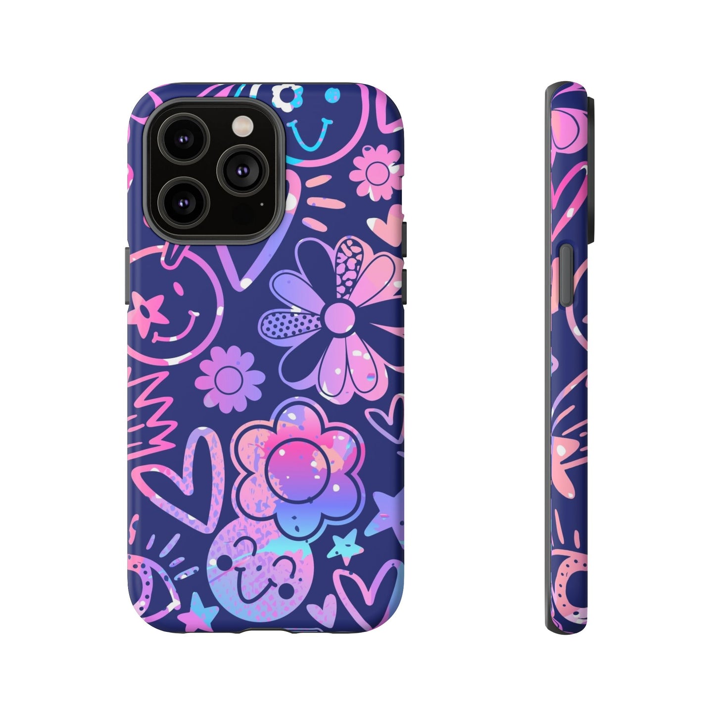 Live Inspired: Purple Tough Case for iPhone, Samsung Galaxy and Google Pixel devices