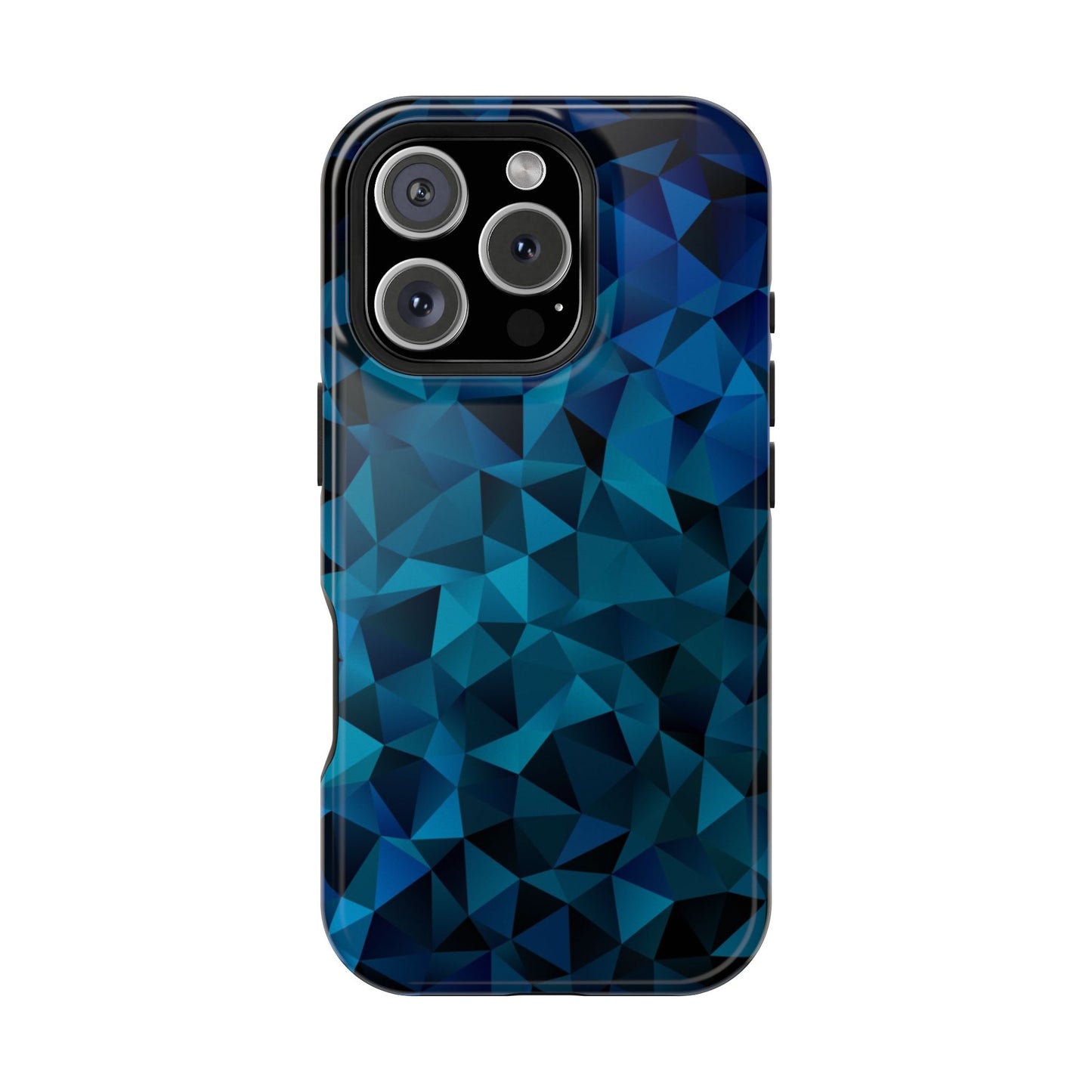 Blue Diamonds (MagSafe version): Elegant phone case for iPhone