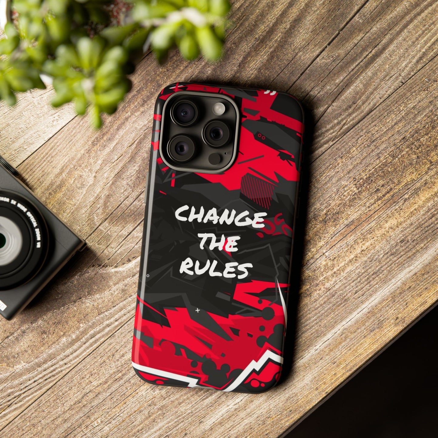 Verander de regels: stevige hoes voor iPhone-, Galaxy- en Pixel-apparaten