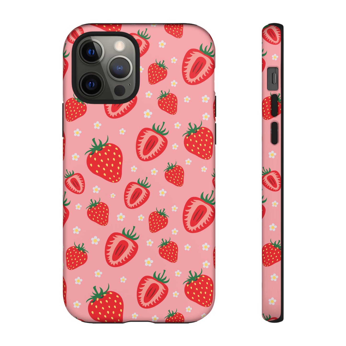 Berry Strawberry: Fruit-inspired phone case for iPhone, Samsung Galaxy and Google Pixel devices