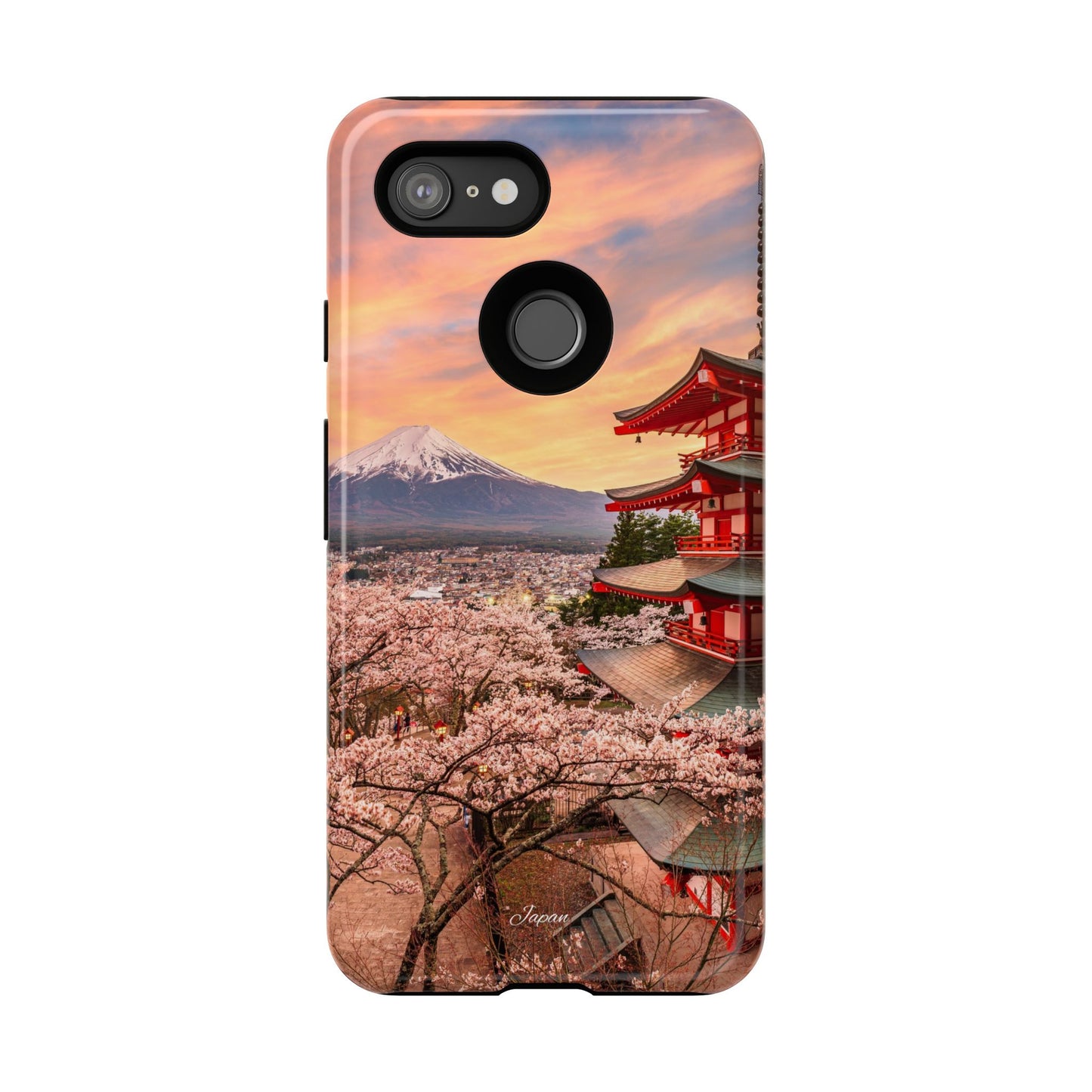 Cherry Blossoms Mt. Fuji phone case for iPhone, Galaxy and Pixel devices