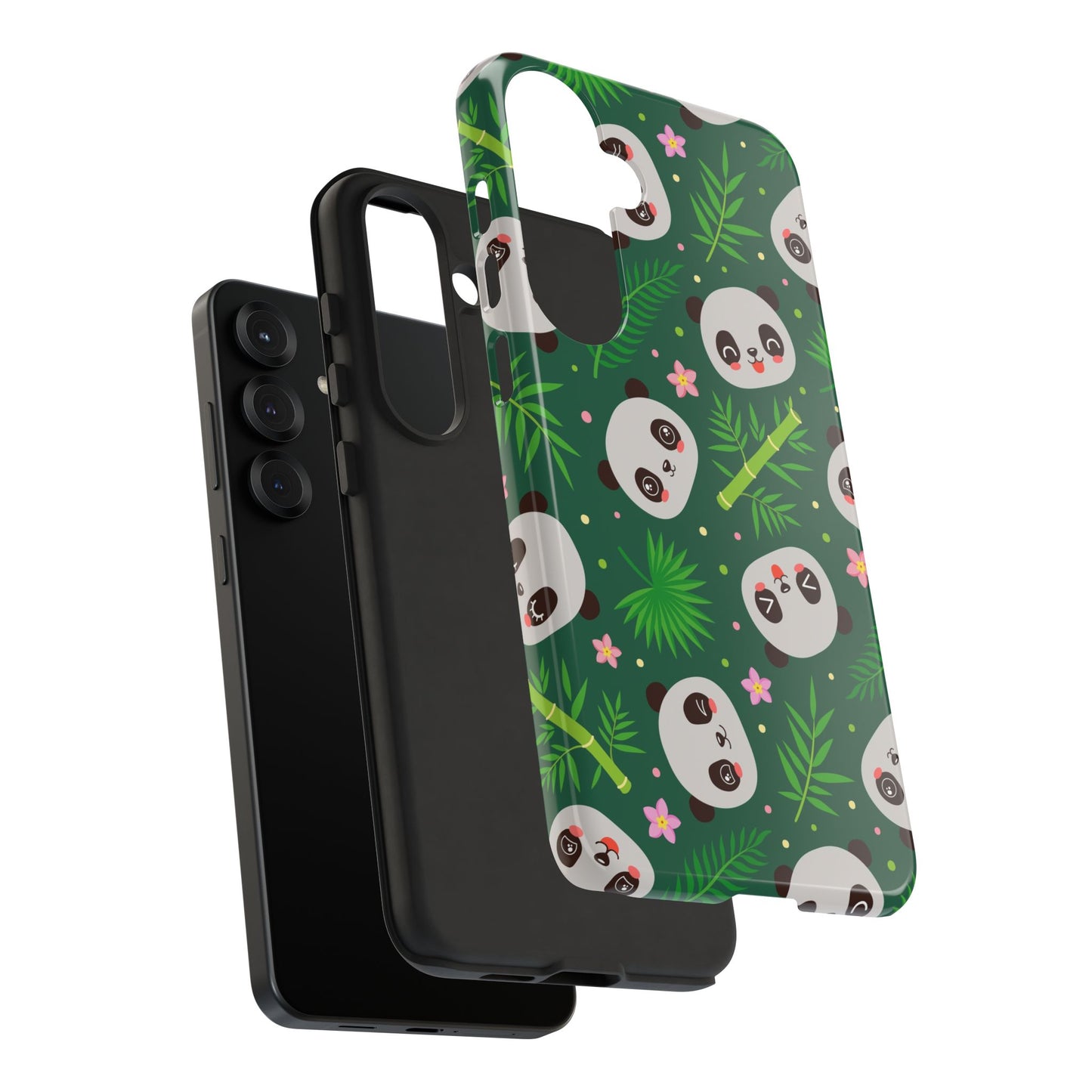 Cute Panda: Tough Case for iPhone, Samsung Galaxy and Google Pixel devices