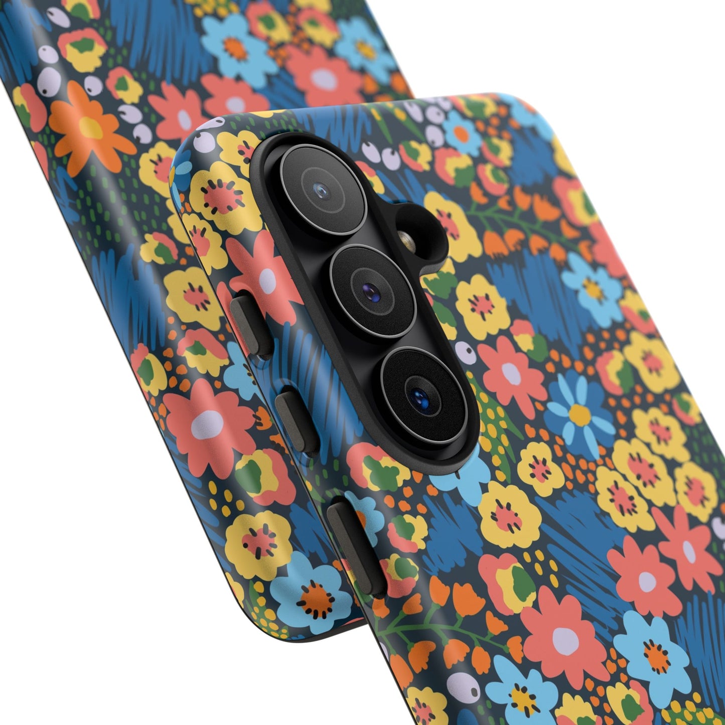 Bloom Burst: Color and Joy Themed Phone Case for iPhone, Samsung Galaxy and Google Pixel devices