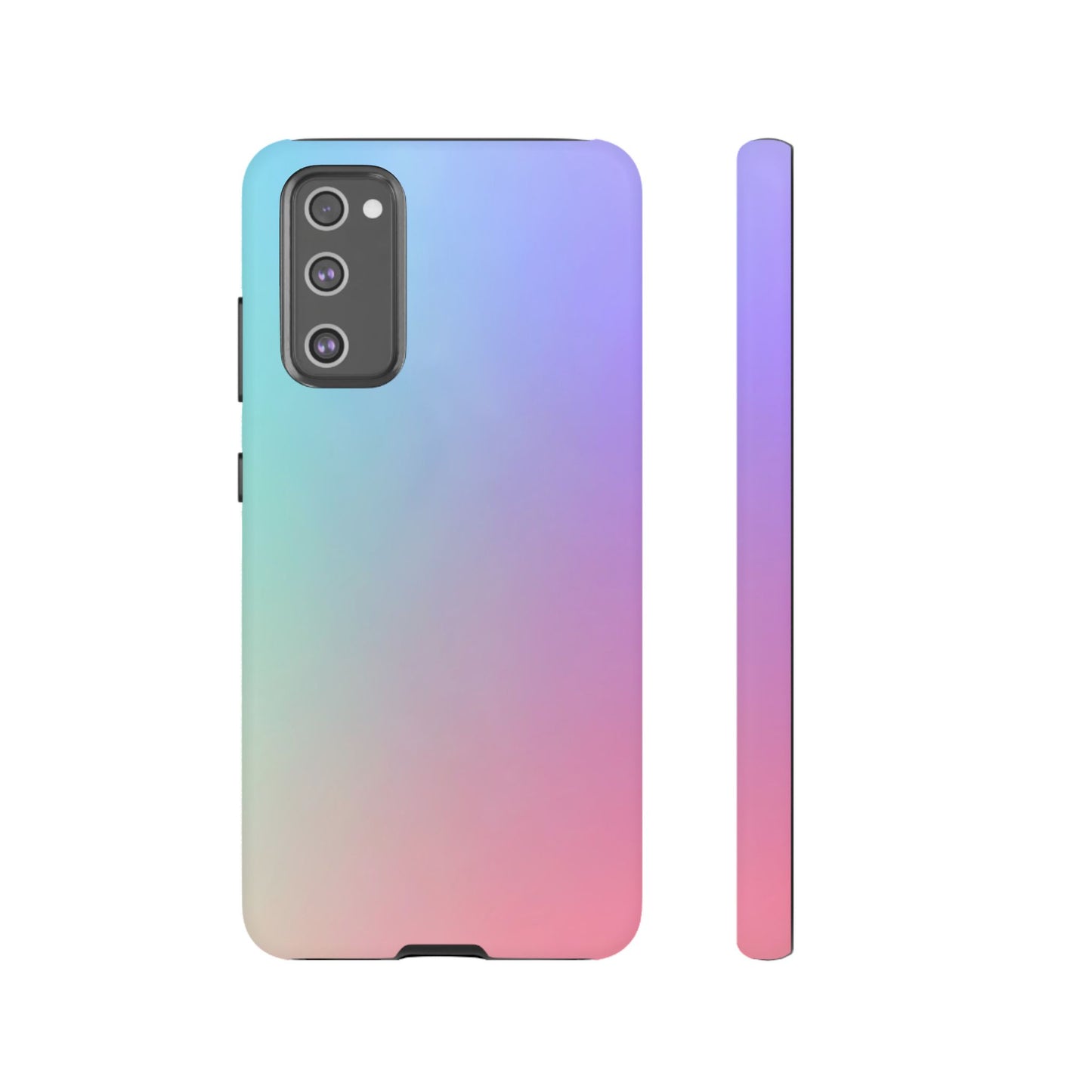 Cotton Candy: Quadcolor Pastel Gradient Tough Case for iPhone, Samsung Galaxy and Google Pixel devices
