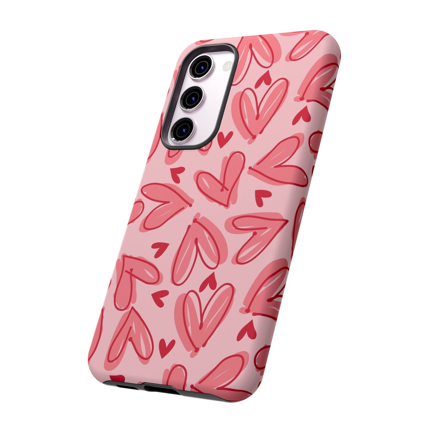 Hearts: Tough Case for iPhone, Samsung Galaxy and Google Pixel devices