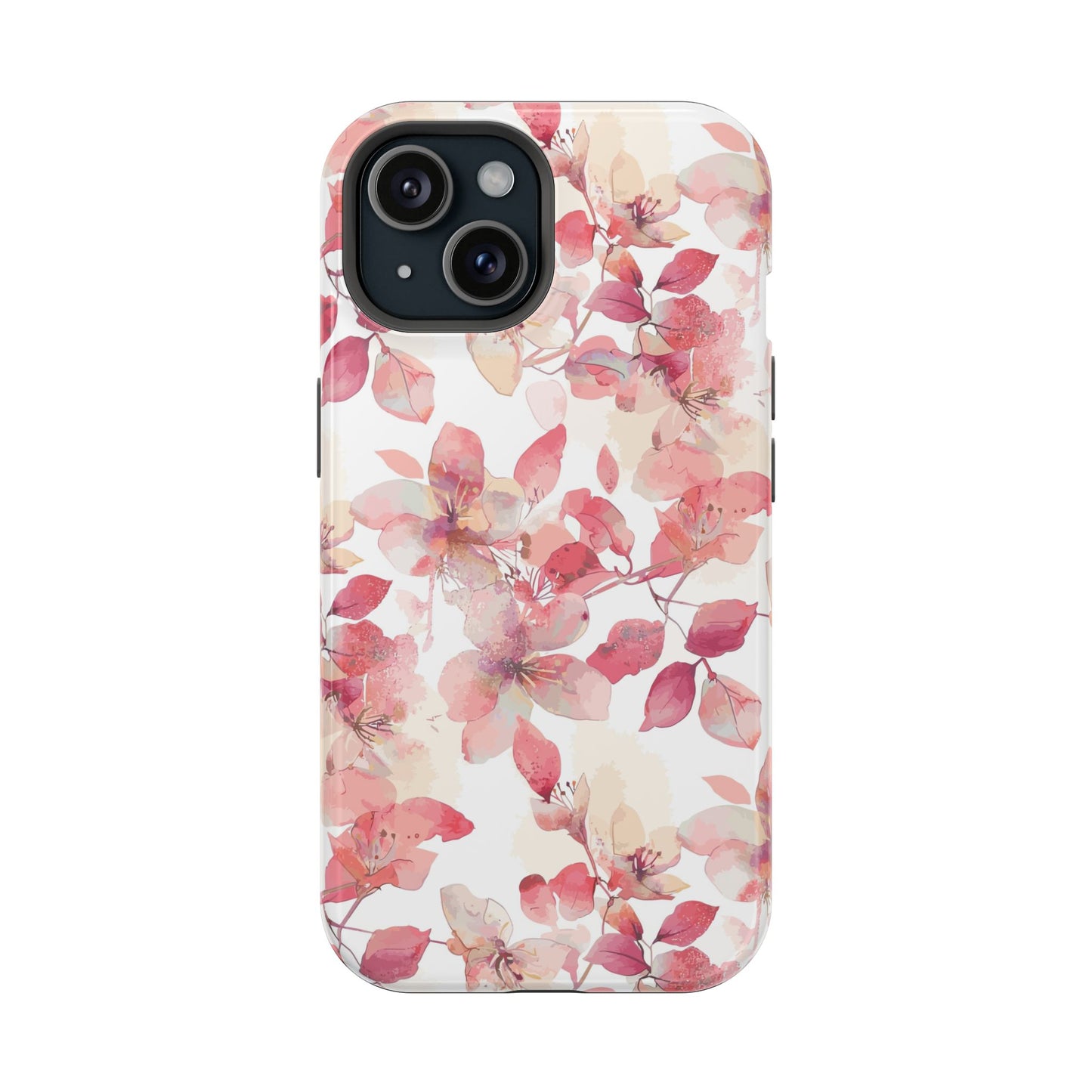 Watercolor Flowers: MagSafe case for iPhone