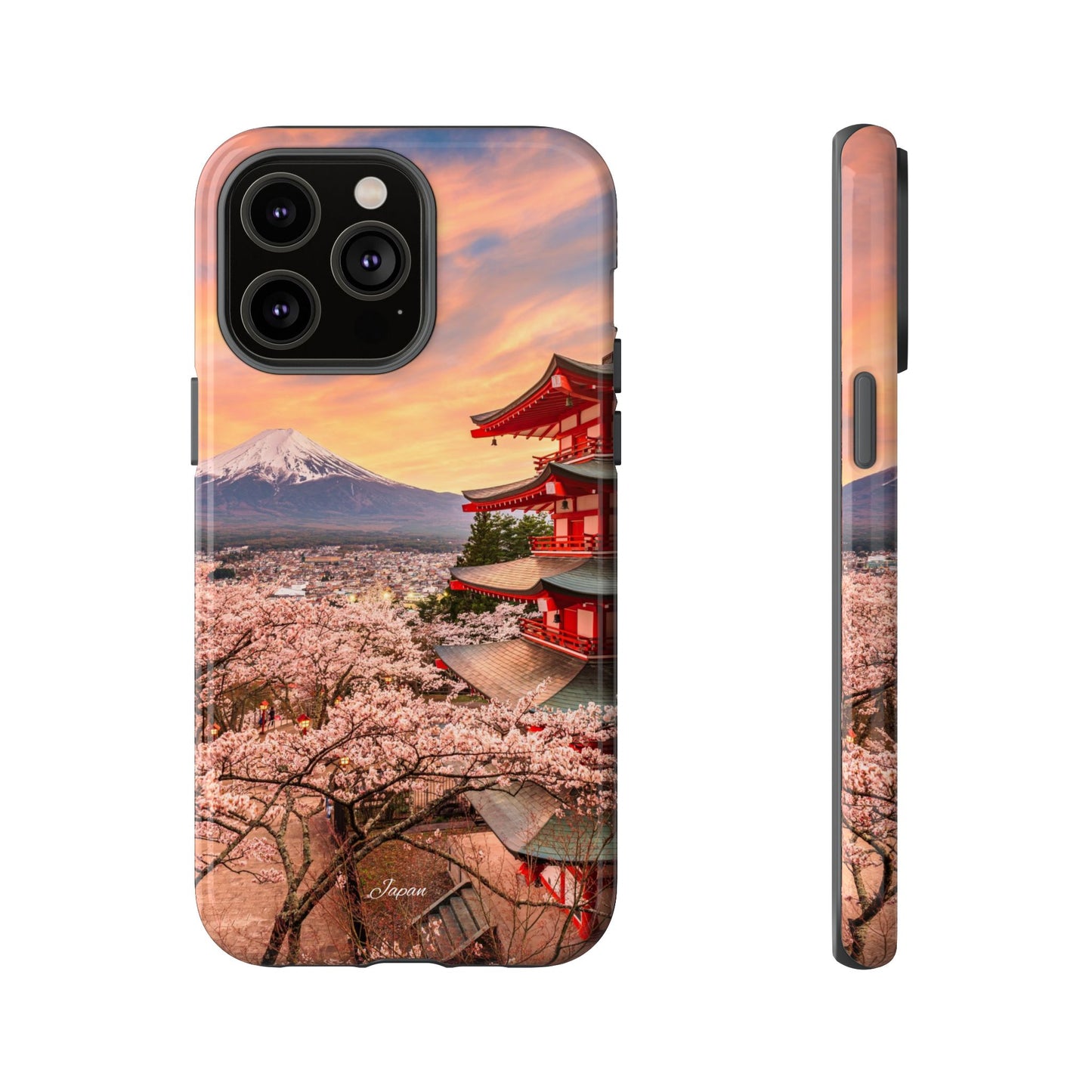 Cherry Blossoms Mt. Fuji phone case for iPhone, Galaxy and Pixel devices