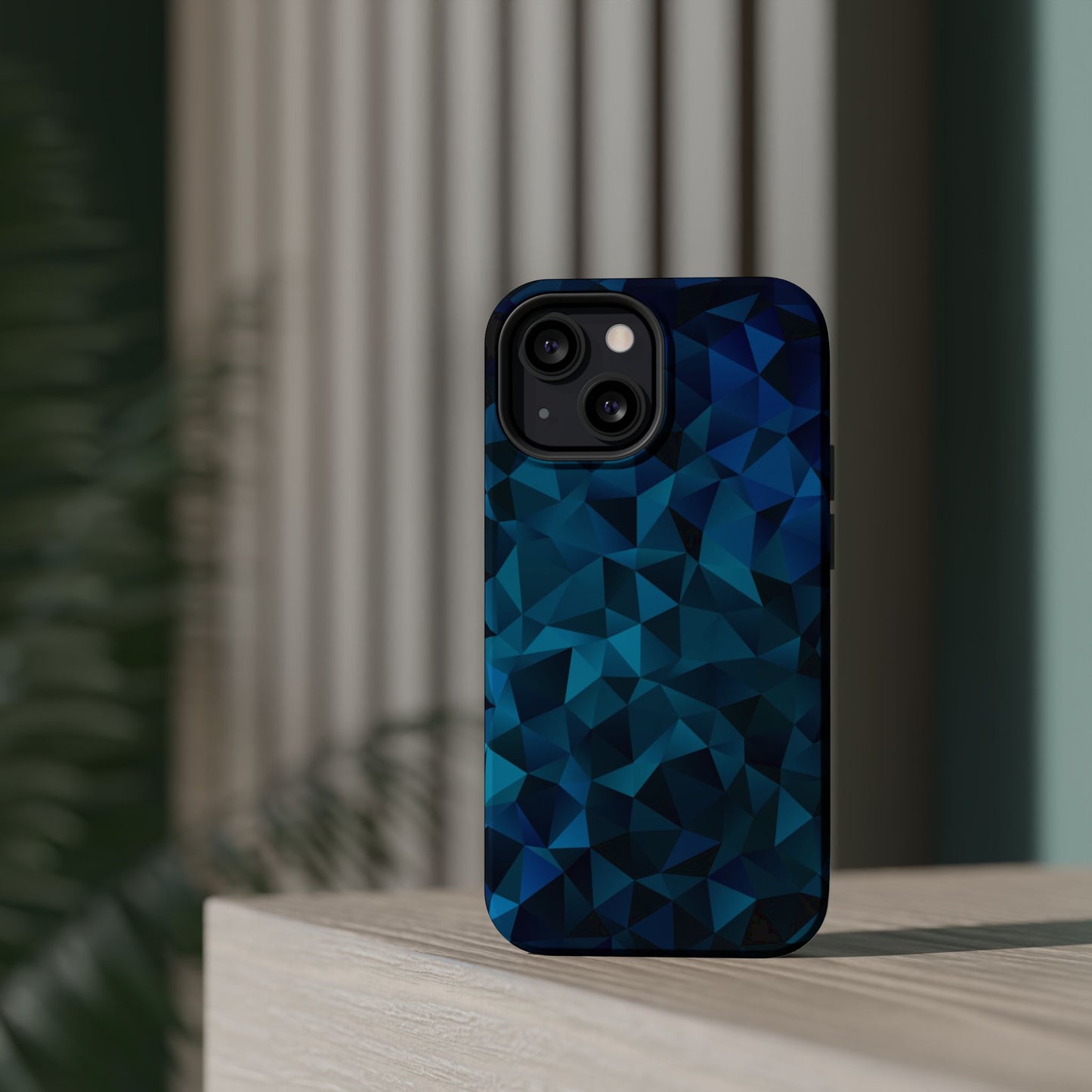 Blue Diamonds (MagSafe version): Elegant phone case for iPhone