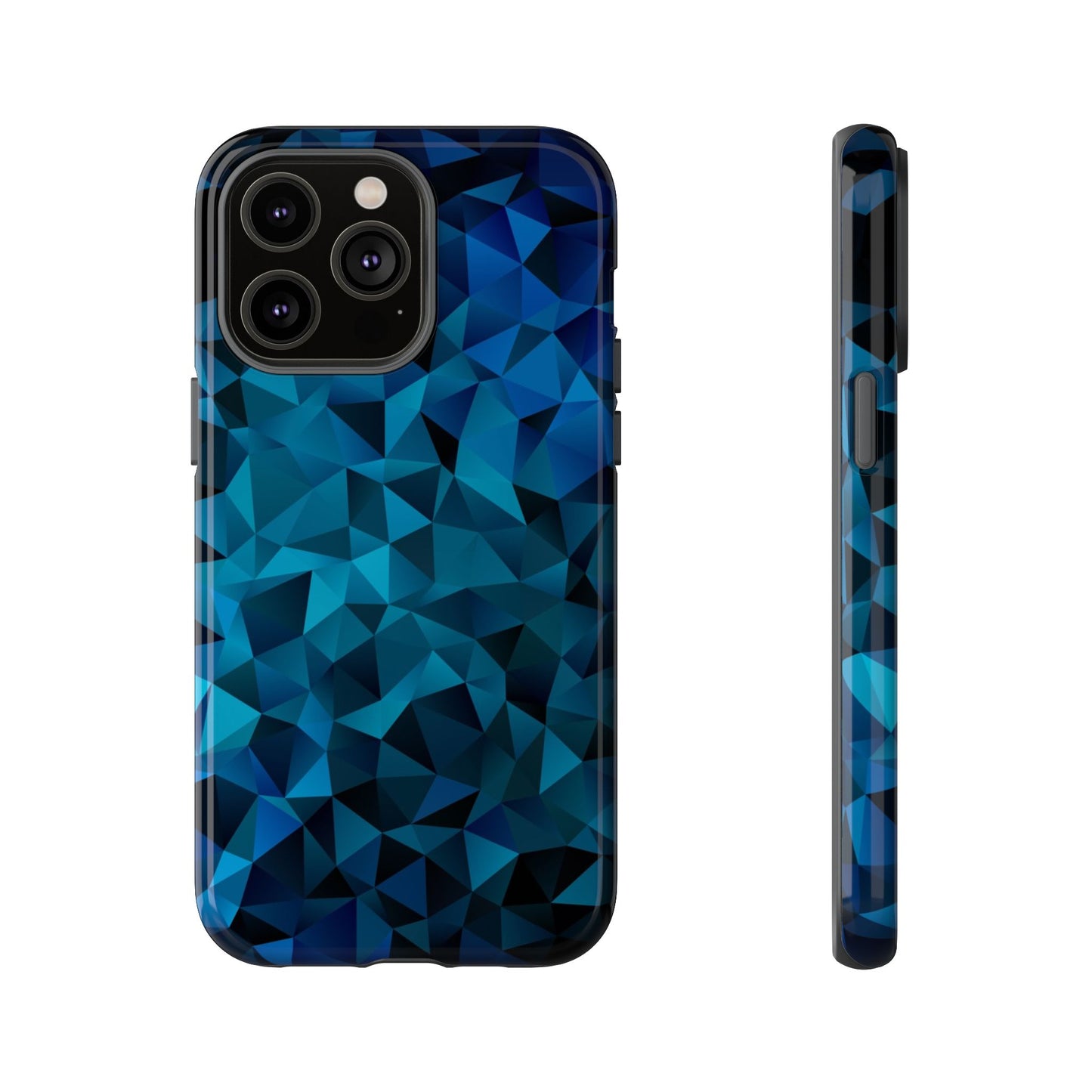 Blue Diamonds: Phone Case with Elegant Prints for iPhone, Samsung Galaxy and Google Pixel devices