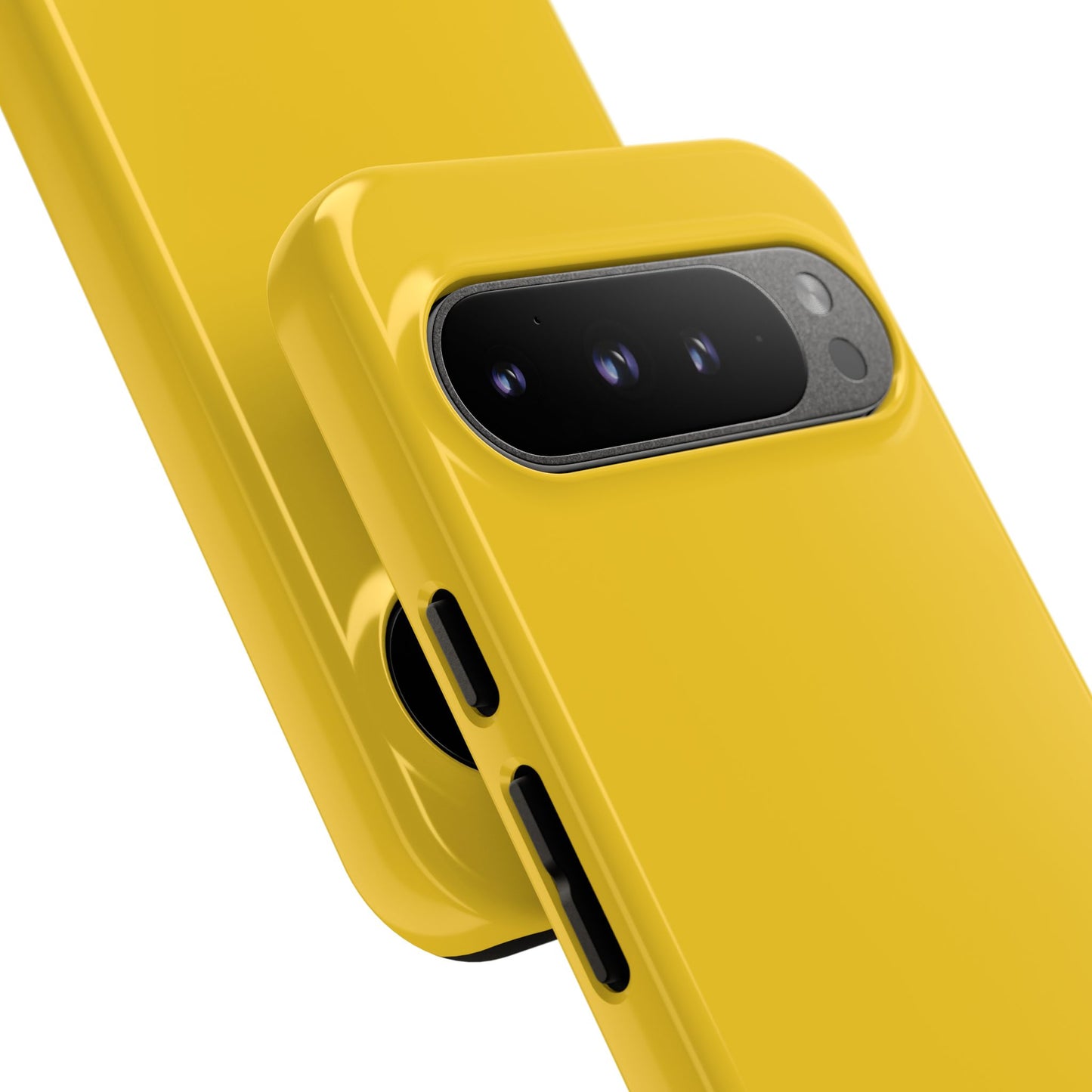 Luscious Yellow: Plain Sunburst-Inspired Color for iPhone, Samsung Galaxy and Google Pixel devices