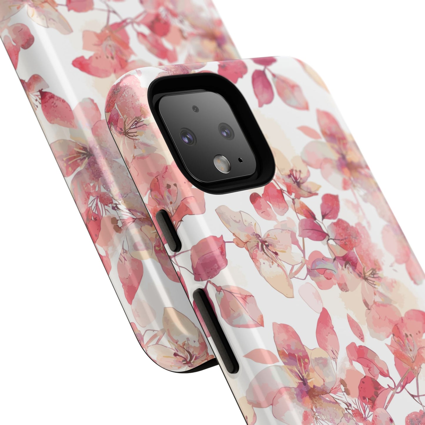 Watercolor Flowers: Tough Case for iPhone, Samsung Galaxy and Google Pixel devices