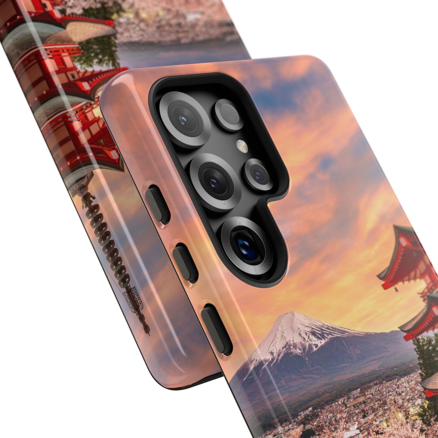Cherry Blossoms Mt. Fuji phone case for iPhone, Galaxy and Pixel devices