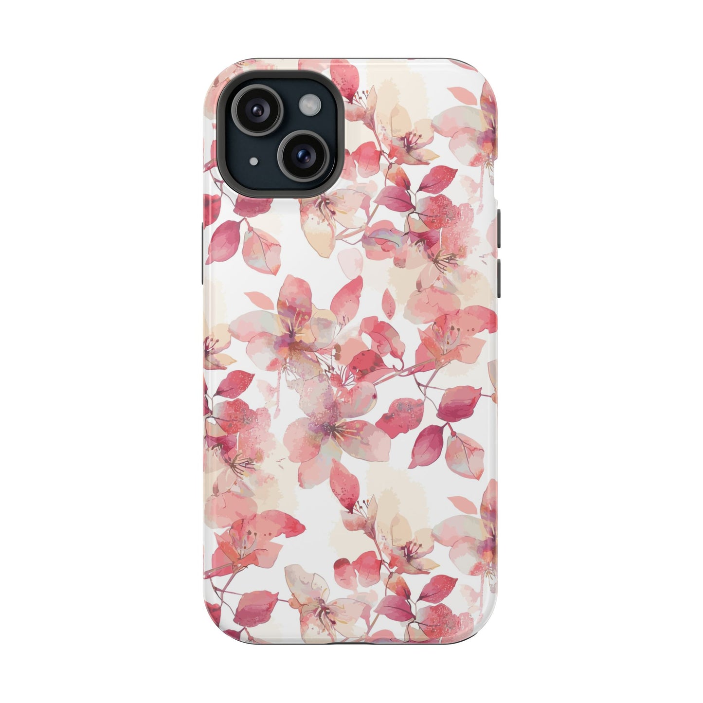 Watercolor Flowers: MagSafe case for iPhone