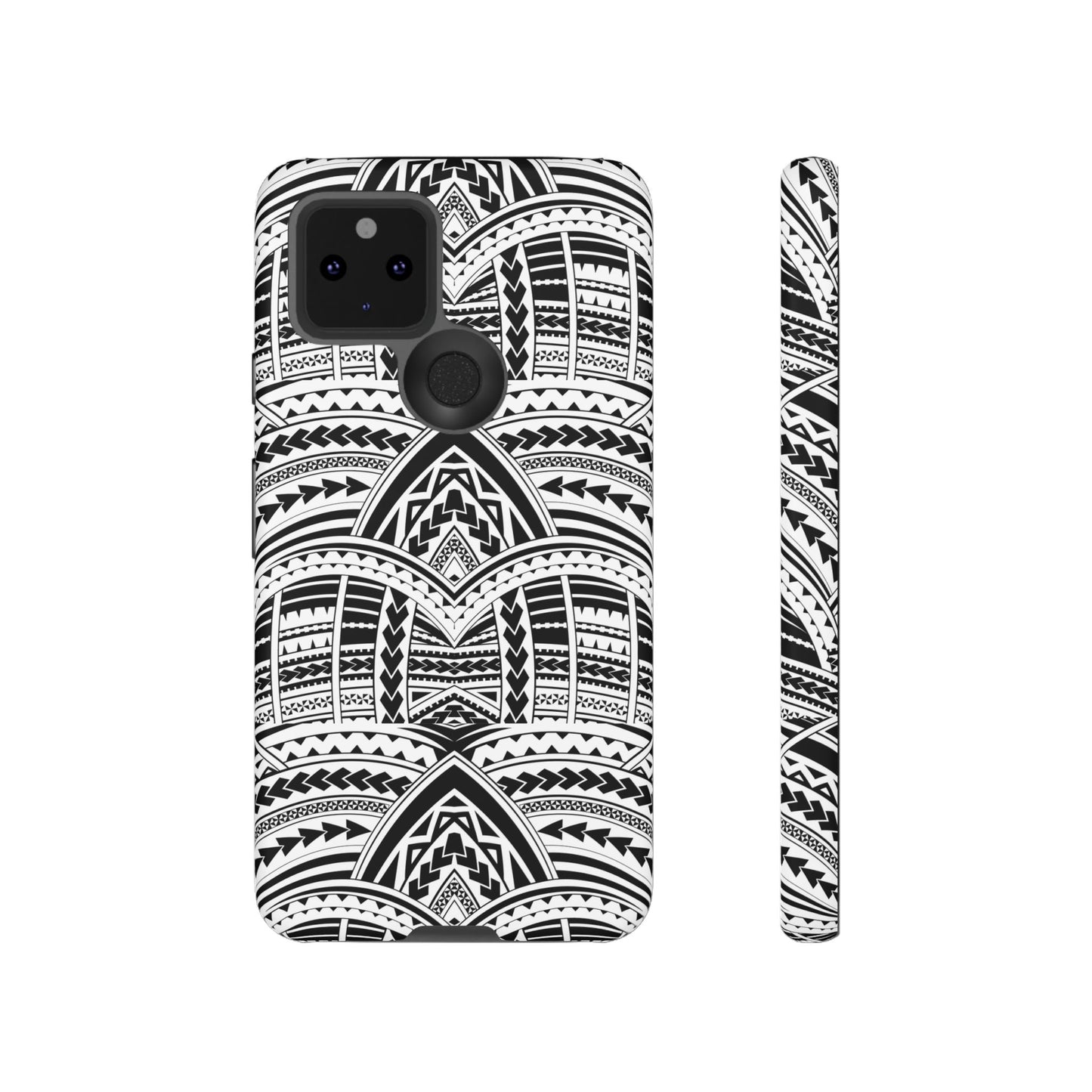 Tatoeage: telefoonhoesje met tribalpatroon voor iPhone, Samsung Galaxy en Google Pixel