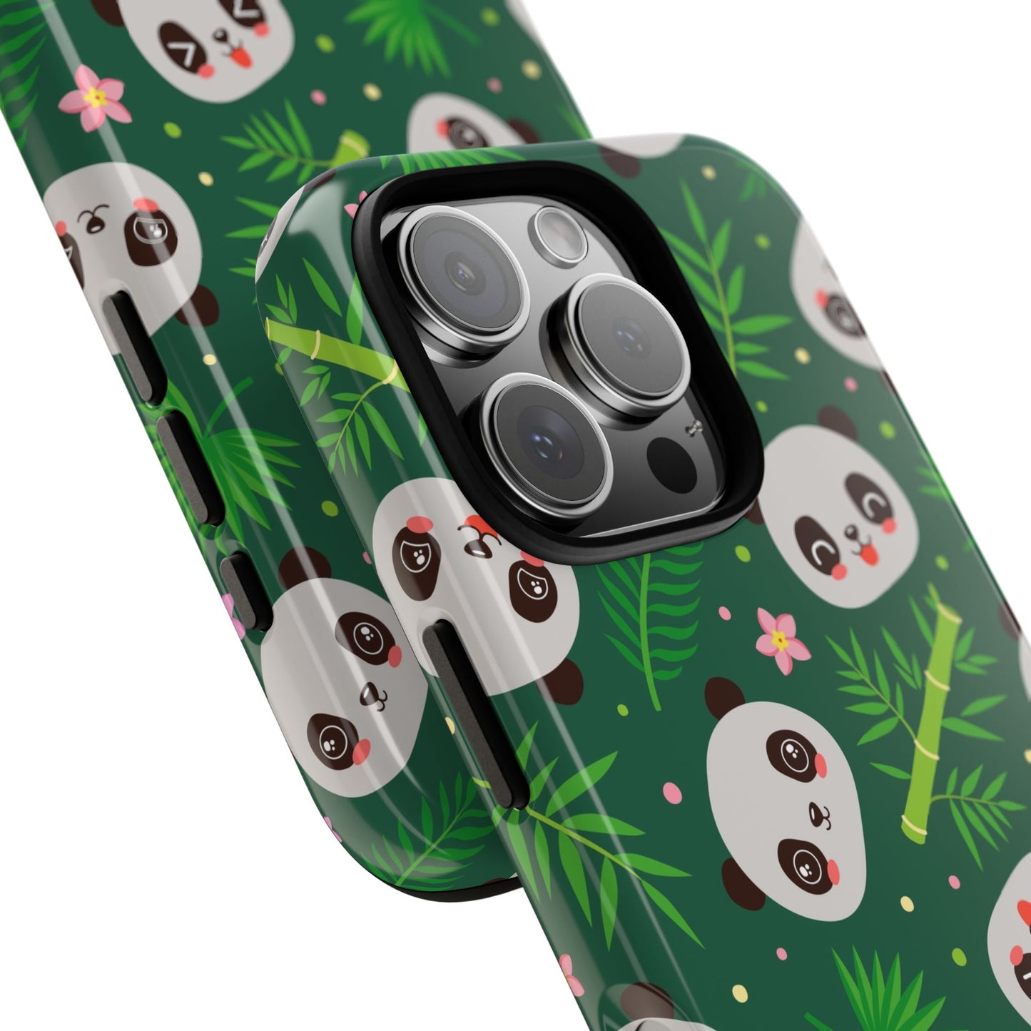 Cute Panda: Tough Case for iPhone, Samsung Galaxy and Google Pixel devices