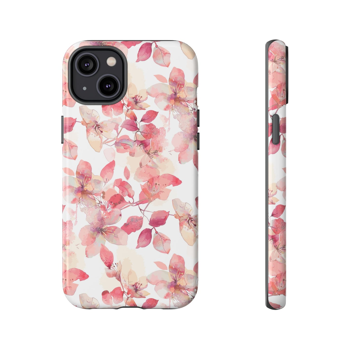 Watercolor Flowers: Tough Case for iPhone, Samsung Galaxy and Google Pixel devices