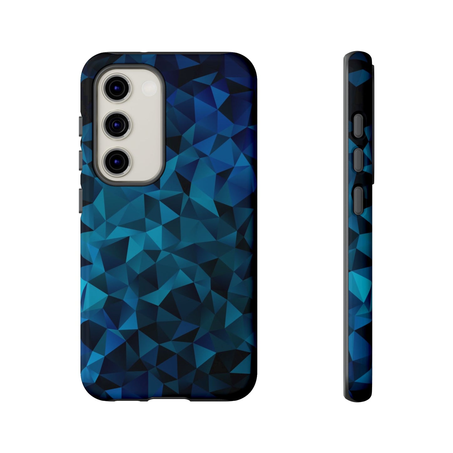 Blue Diamonds: Phone Case with Elegant Prints for iPhone, Samsung Galaxy and Google Pixel devices