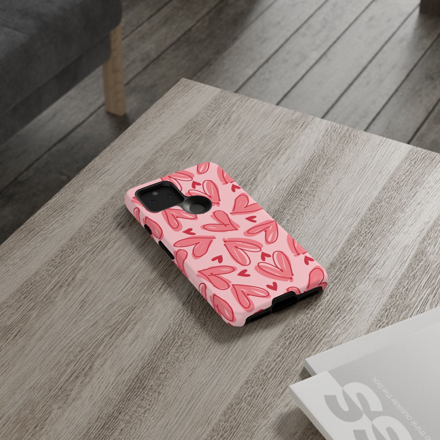 Hearts: Tough Case for iPhone, Samsung Galaxy and Google Pixel devices