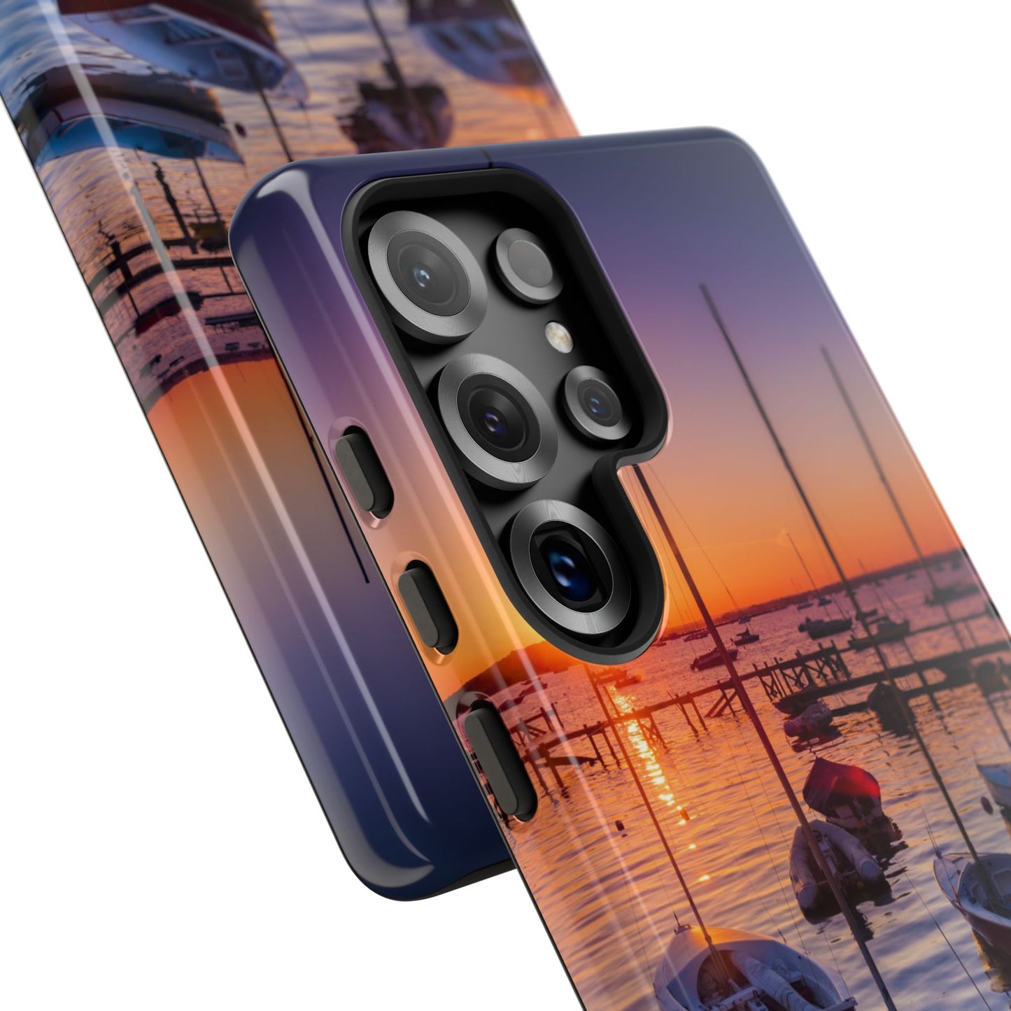 Fortune Favors the Bold: Sunset Sail Phone Case for iPhone, Samsung Galaxy and Google Pixel devices