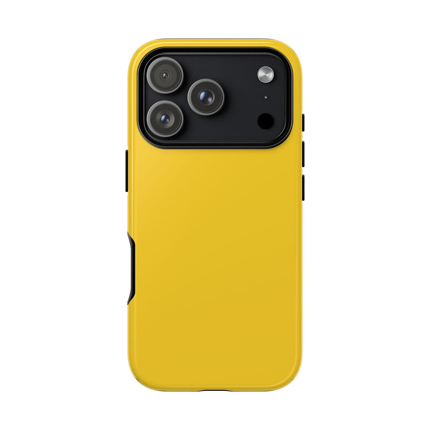 Luscious Yellow: Plain Sunburst-Inspired Color for iPhone, Samsung Galaxy and Google Pixel devices