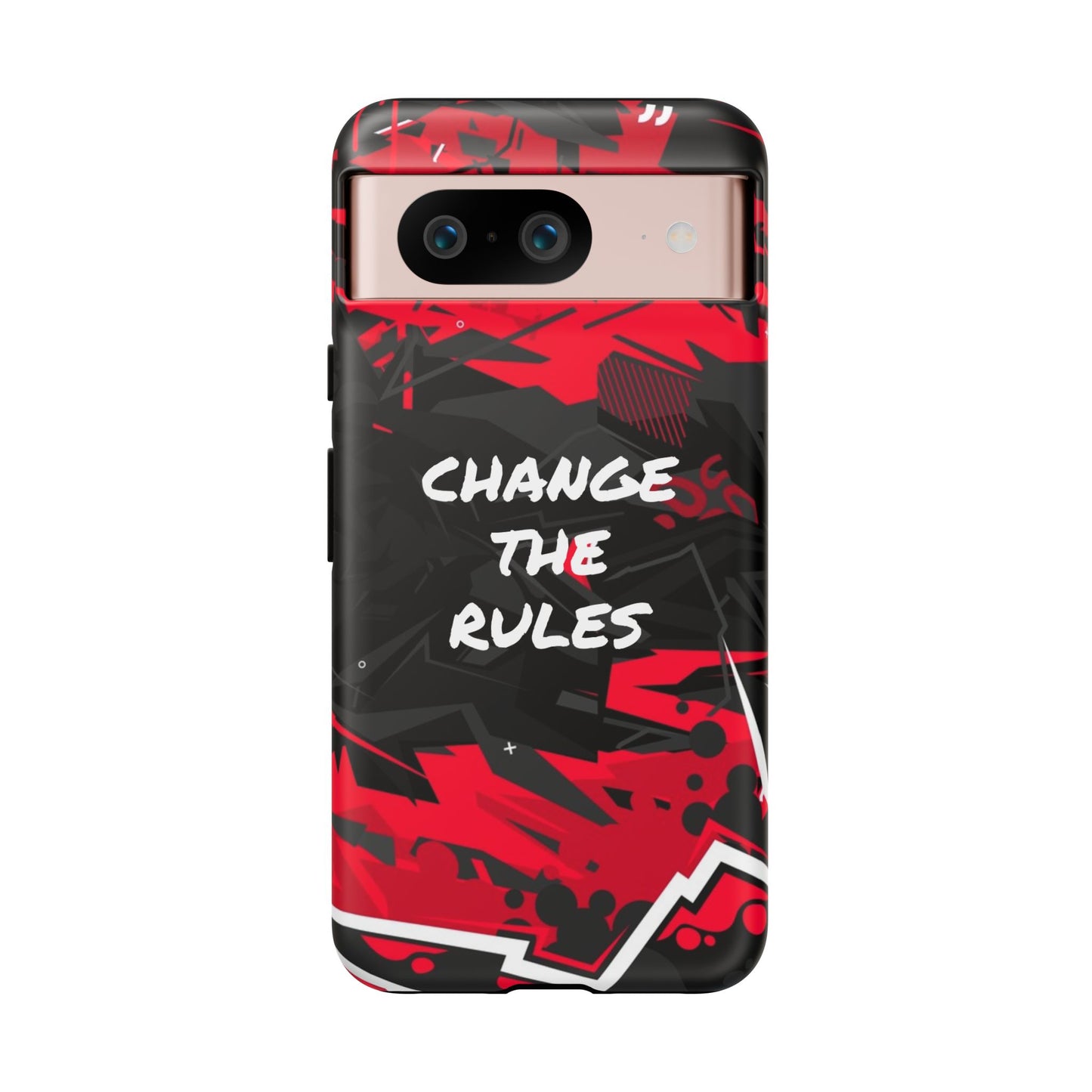 Verander de regels: stevige hoes voor iPhone-, Galaxy- en Pixel-apparaten
