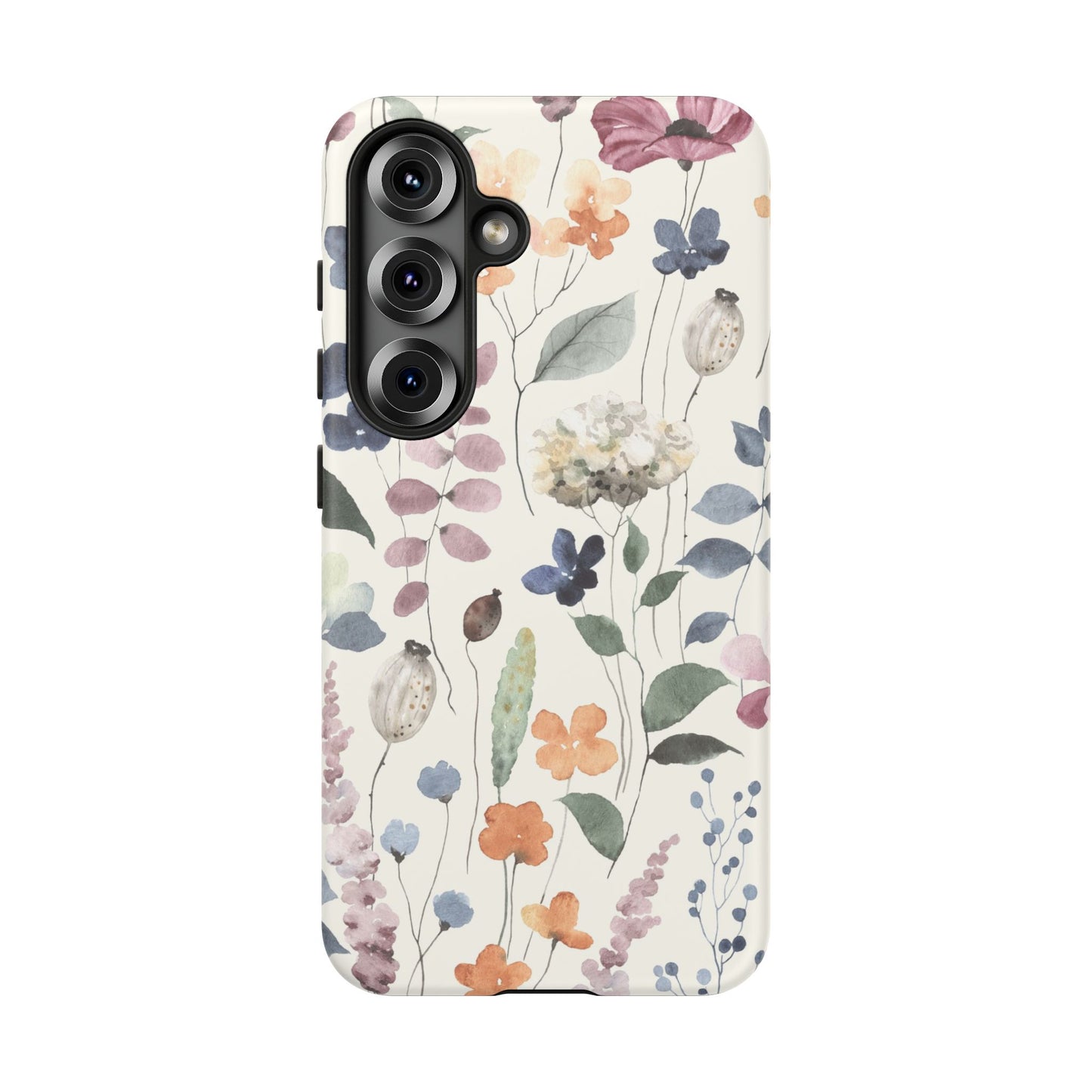 Floral prints phone case for iPhone, Samsung Galaxy and Pixel devices