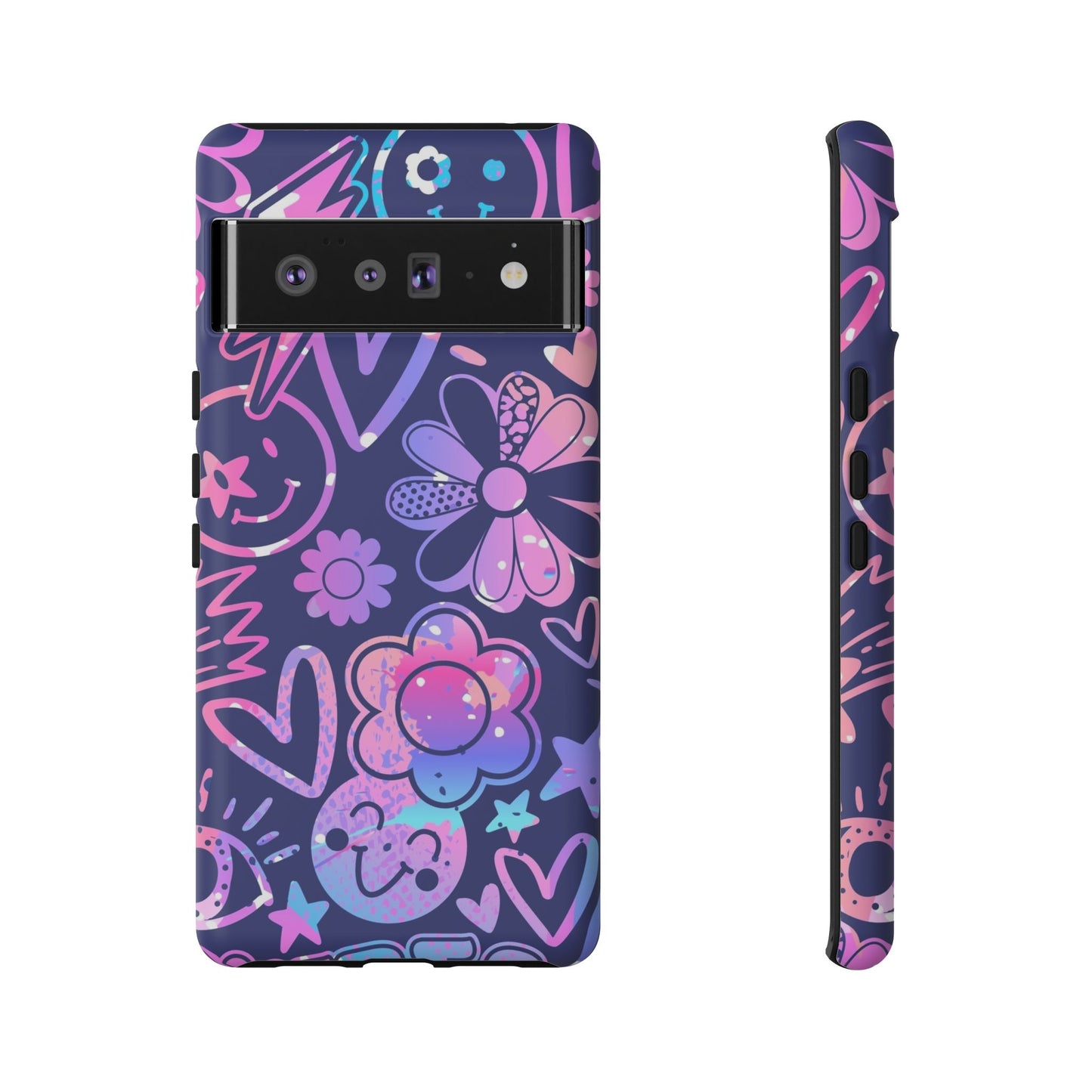 Live Inspired: Purple Tough Case for iPhone, Samsung Galaxy and Google Pixel devices