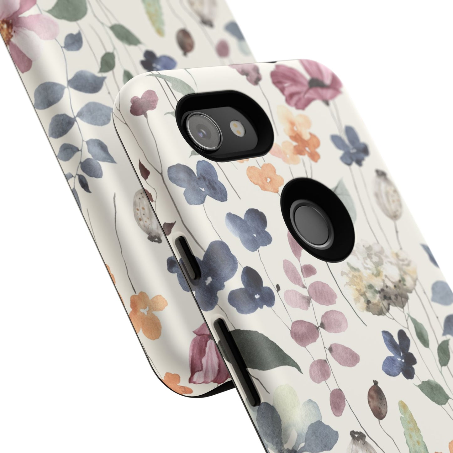 Floral prints phone case for iPhone, Samsung Galaxy and Pixel devices