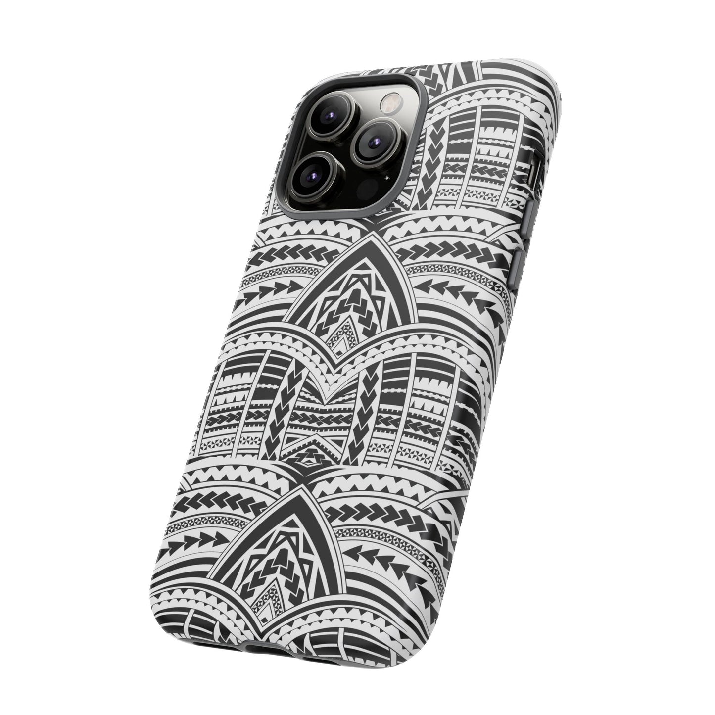 Tatoeage: telefoonhoesje met tribalpatroon voor iPhone, Samsung Galaxy en Google Pixel
