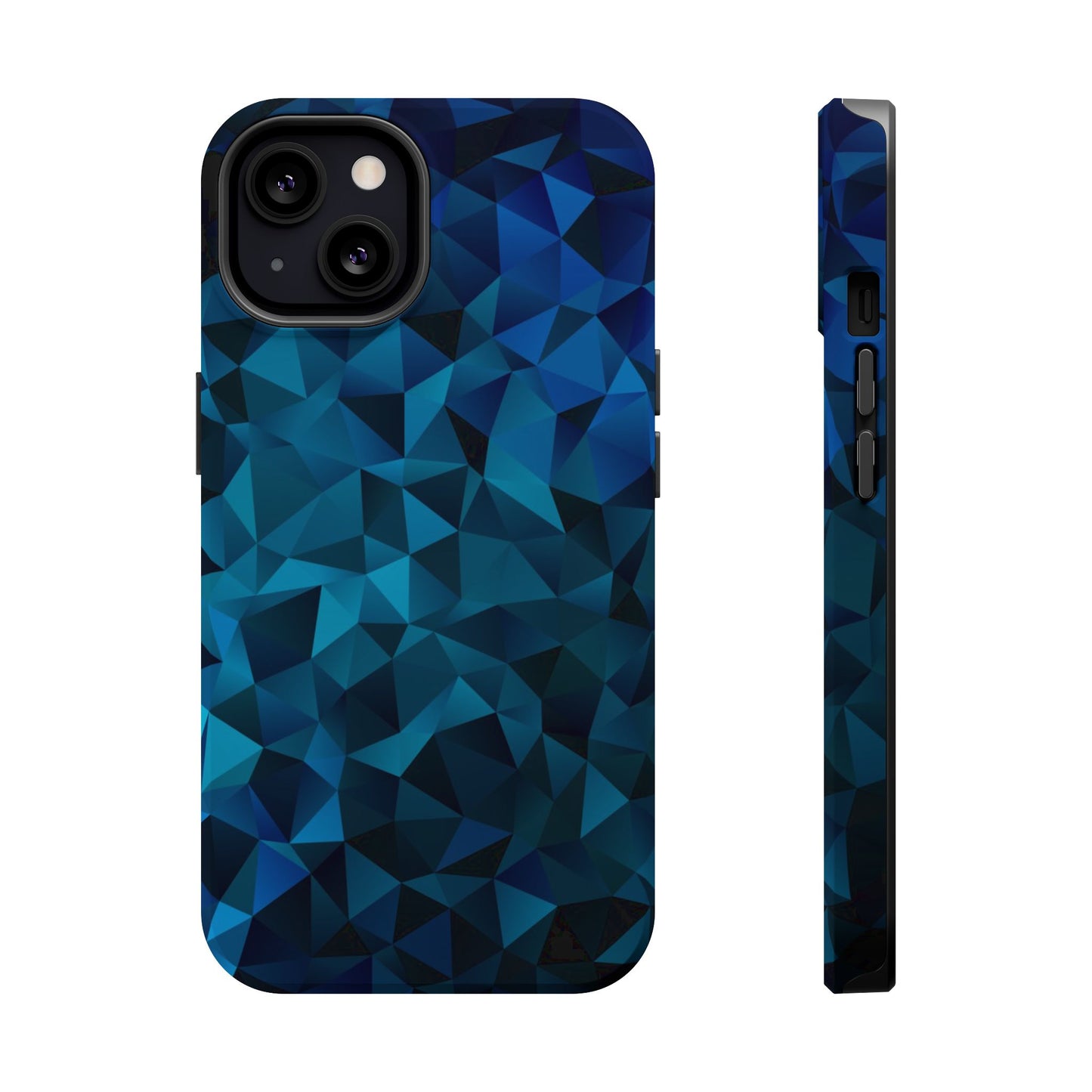 Blue Diamonds (MagSafe version): Elegant phone case for iPhone