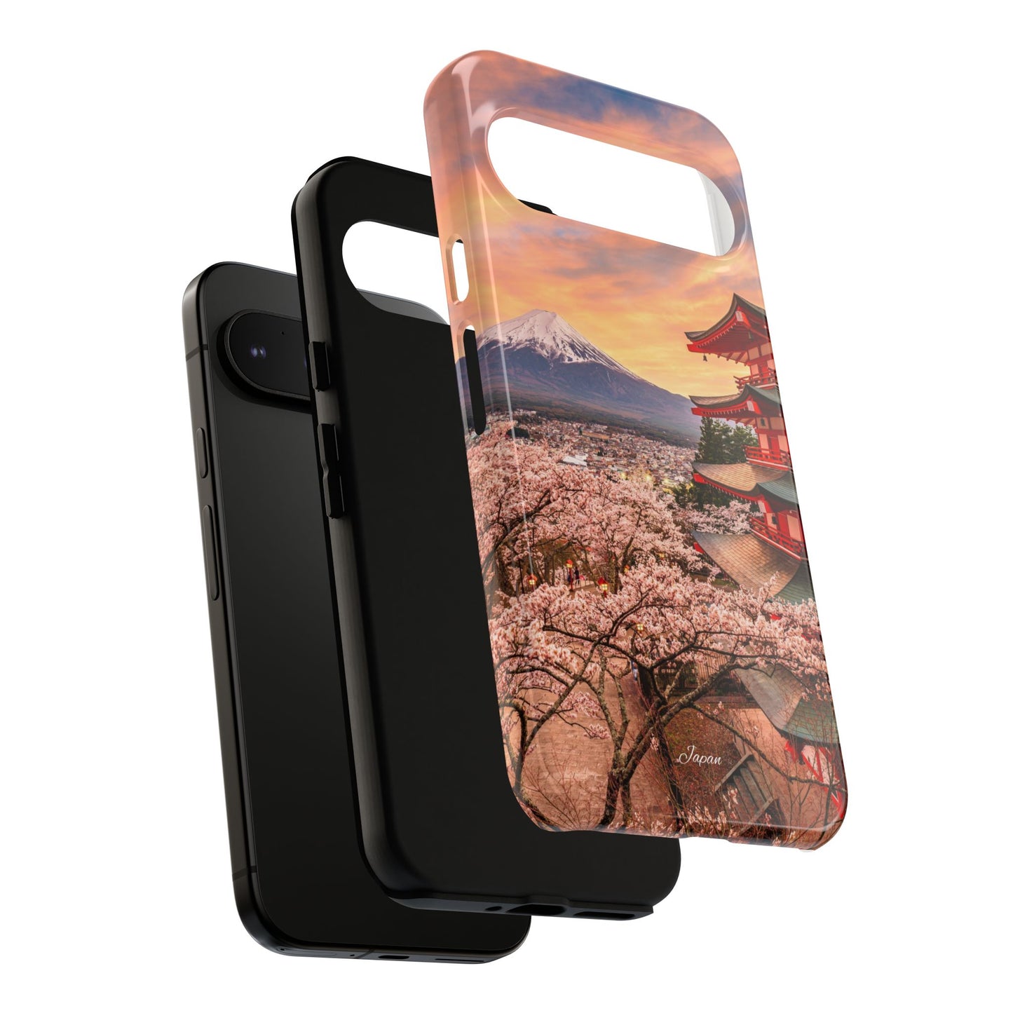 Cherry Blossoms Mt. Fuji phone case for iPhone, Galaxy and Pixel devices